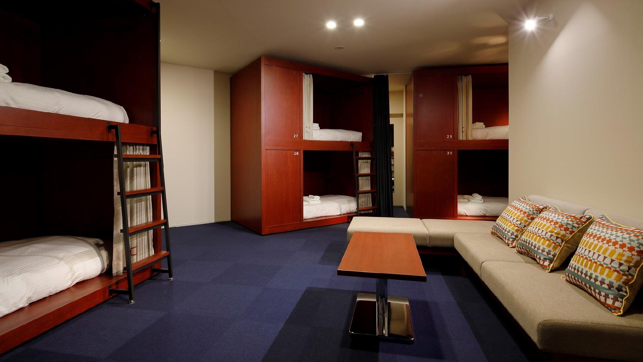 Bunk Bed, Shared Bathroom