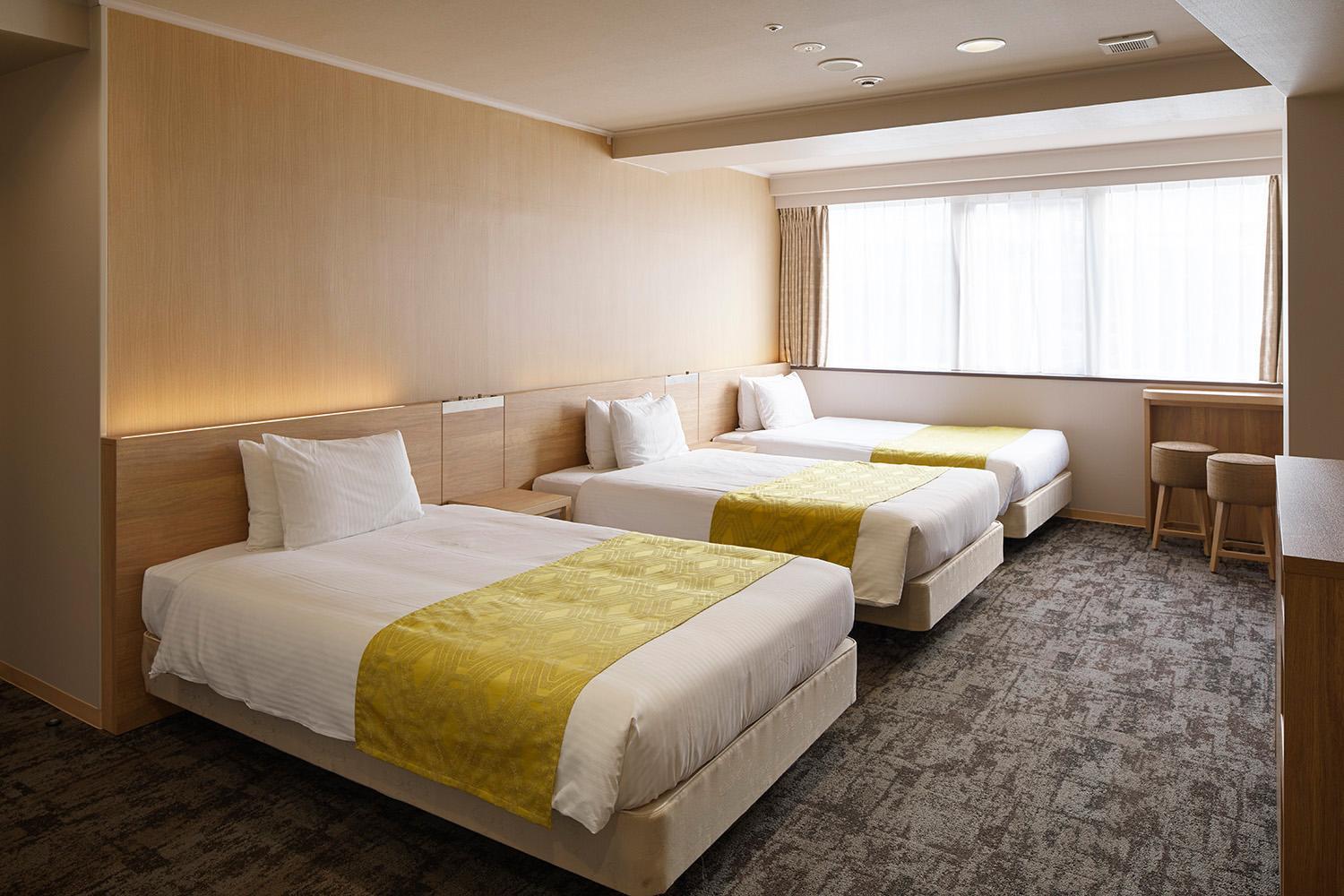 Semi Room, Triple, 3 Semi Double Beds