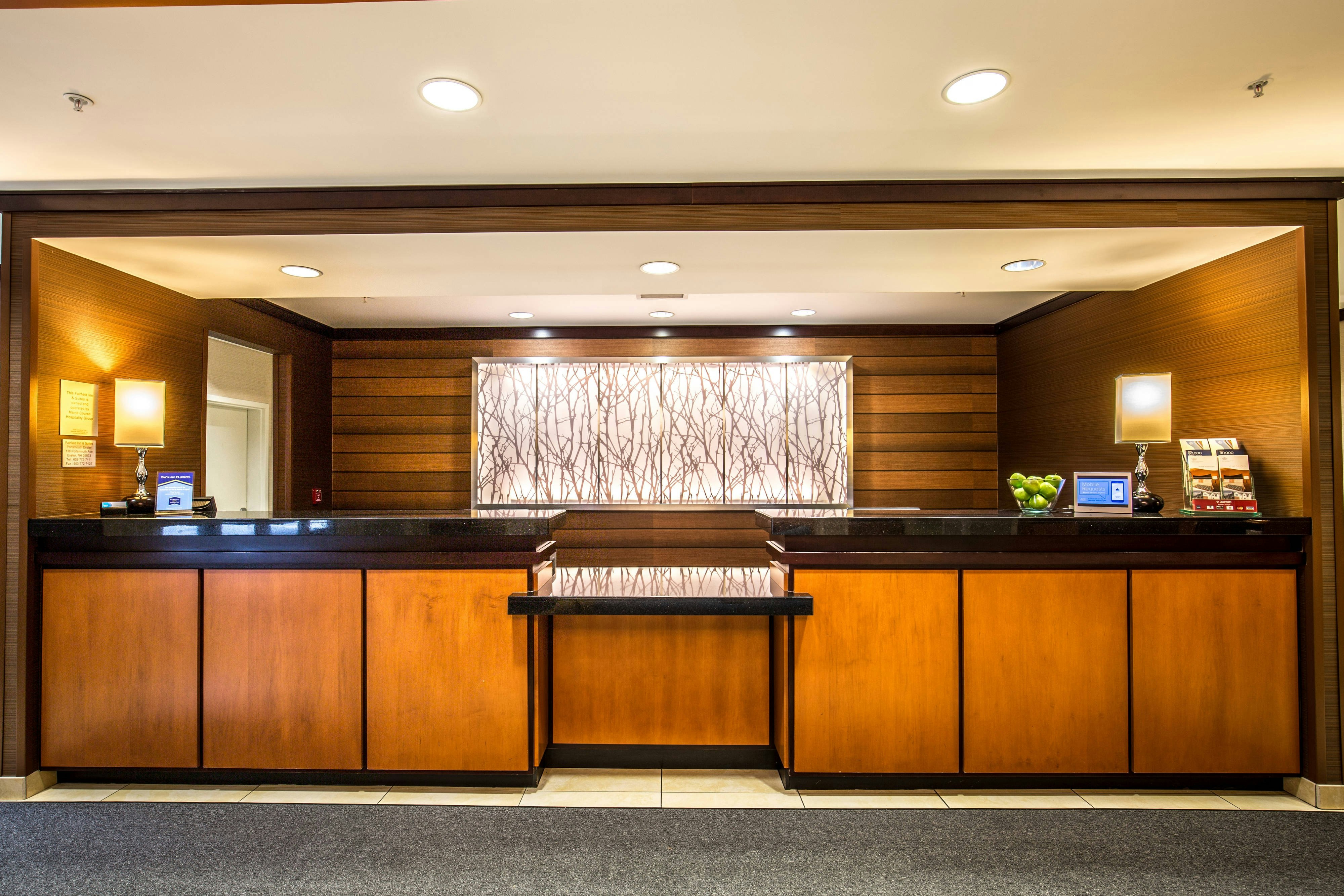 Lobby at Fairfield Inn Suites By Marriott Portsmouth Exeter, EXETER - NH