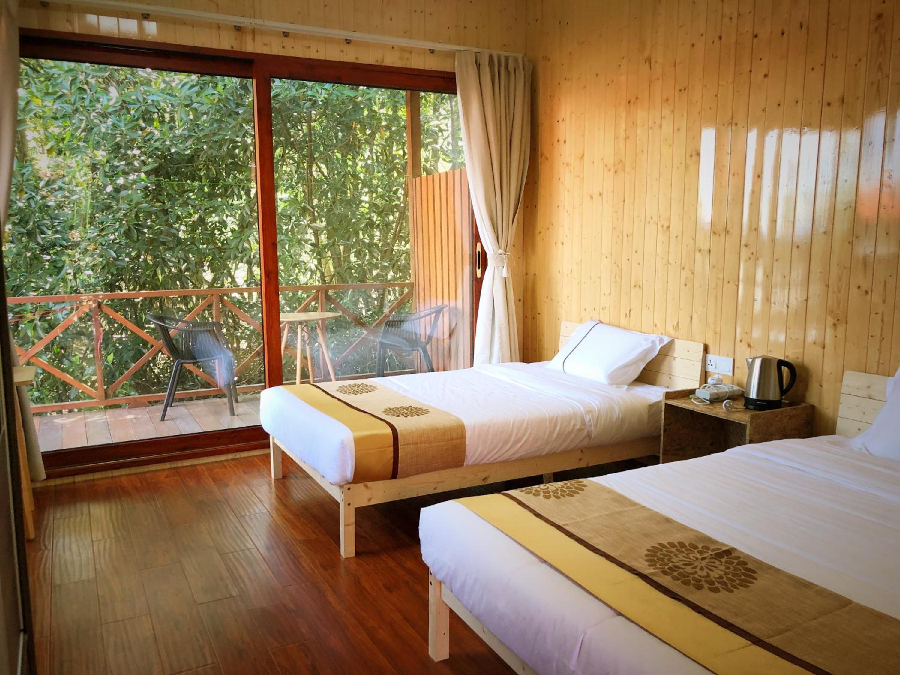 Room, Double Bed, Jungle View
