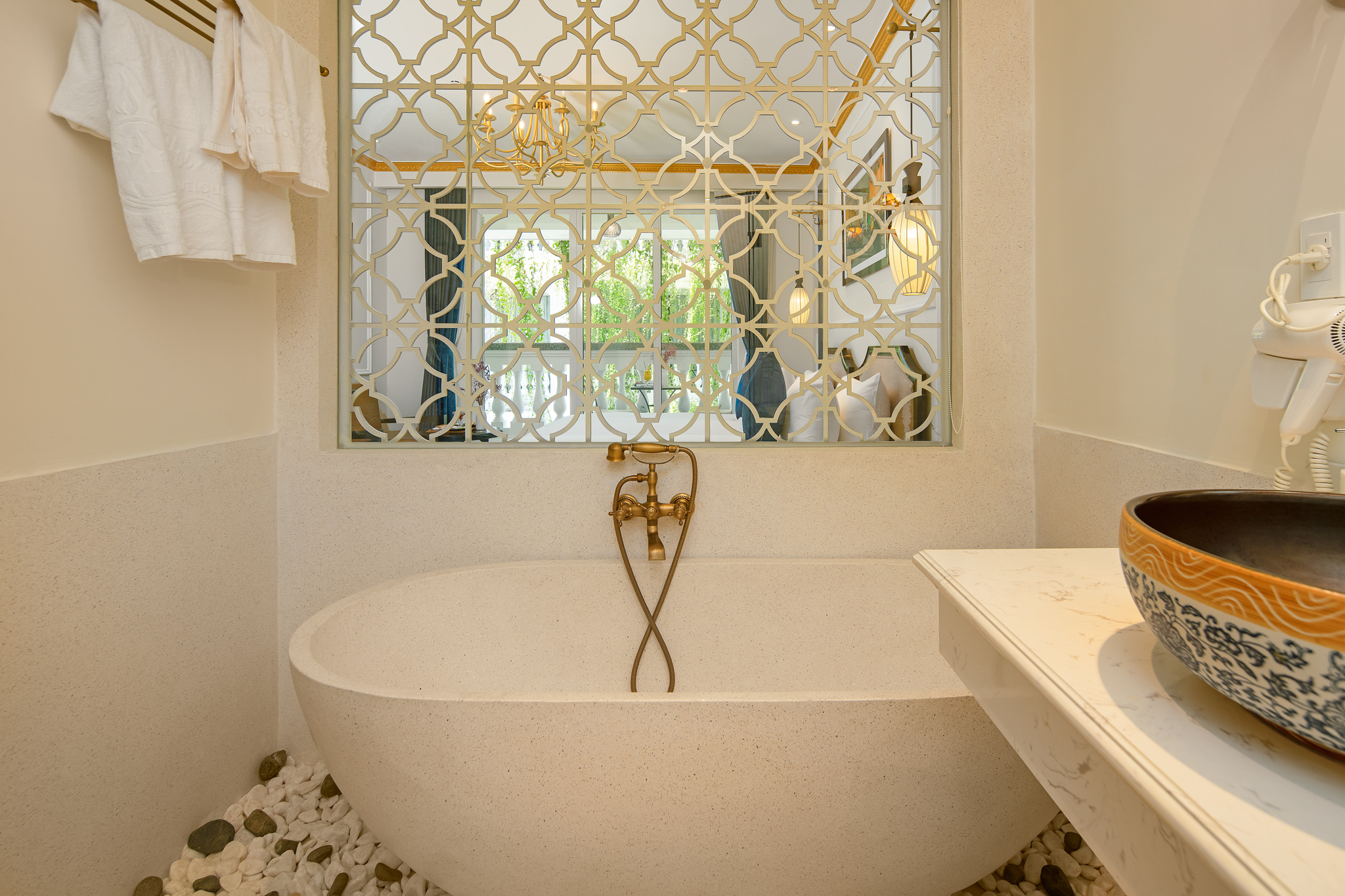 غرفة ديلوكس بإطلالة على المسبح، Hoi An Blue Sky Boutique Spa 4/4