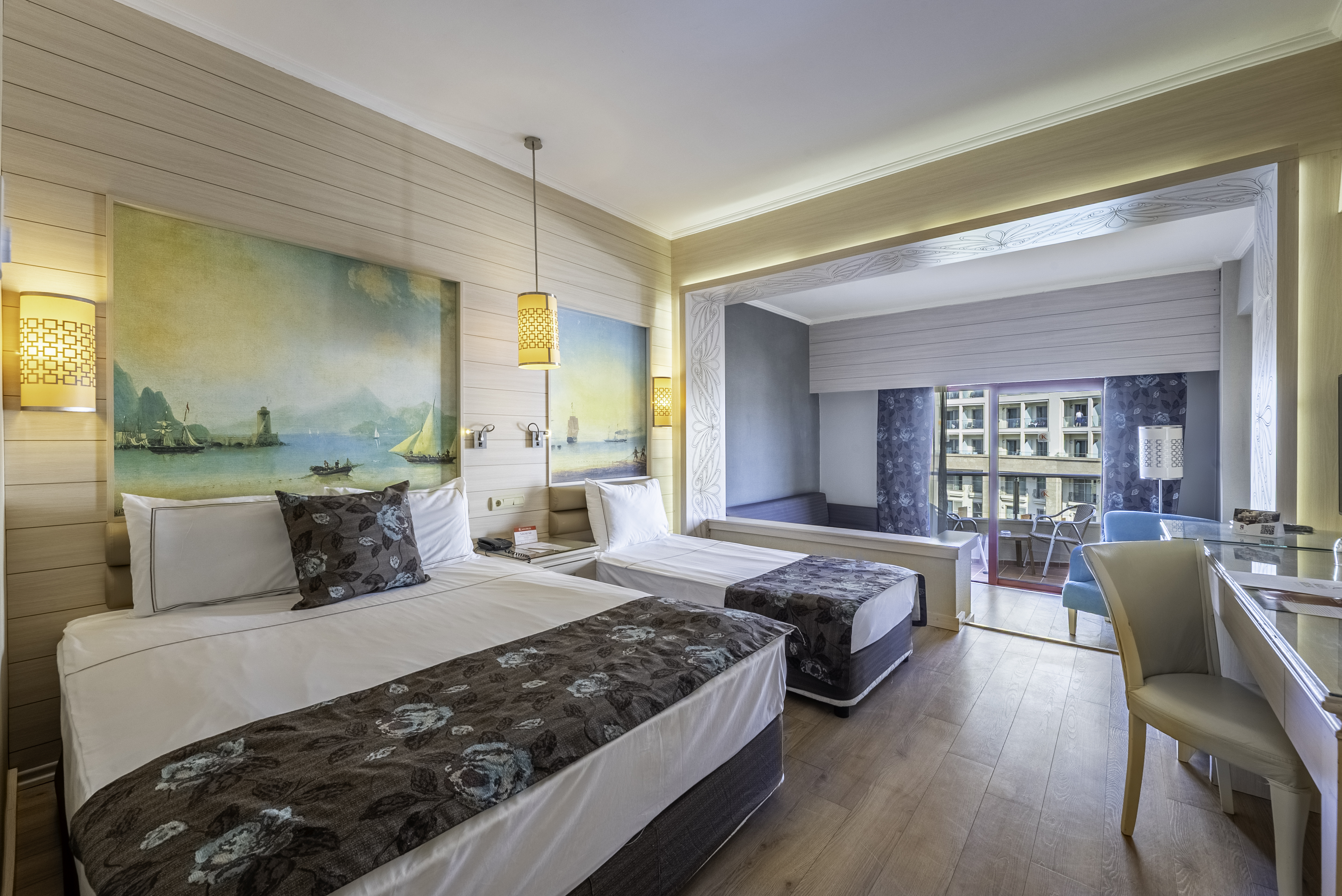 Room, Single, Double Bed, Land View