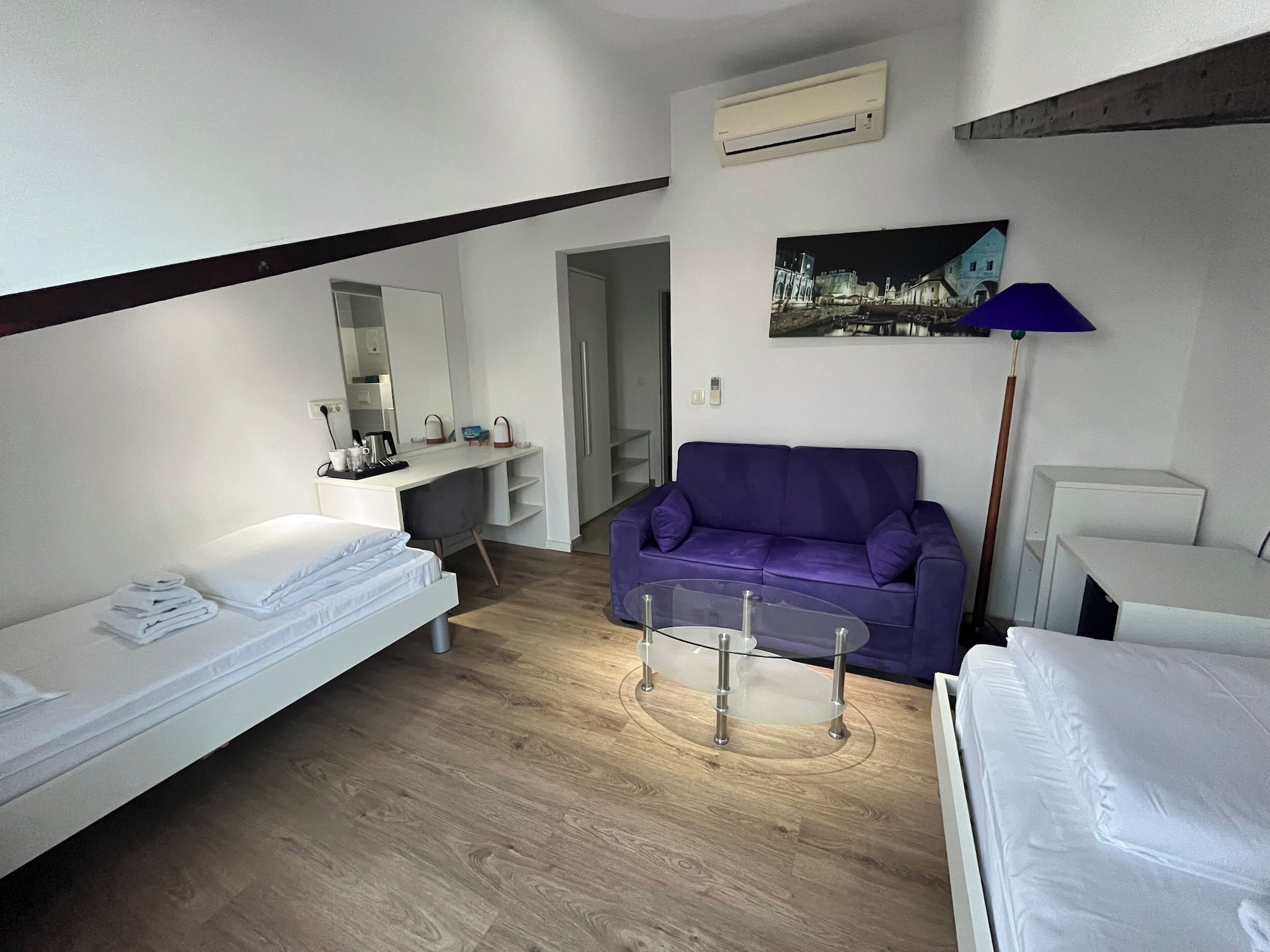 Room, Twin Beds, Sea View, Balcony, Attic