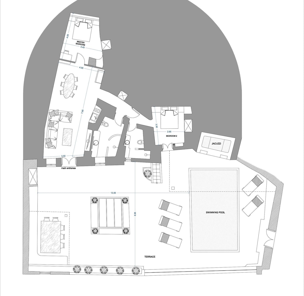 Erossea别墅Santorini Imerovigli(Erossea Villa Santorini Imerovigli) 图片5