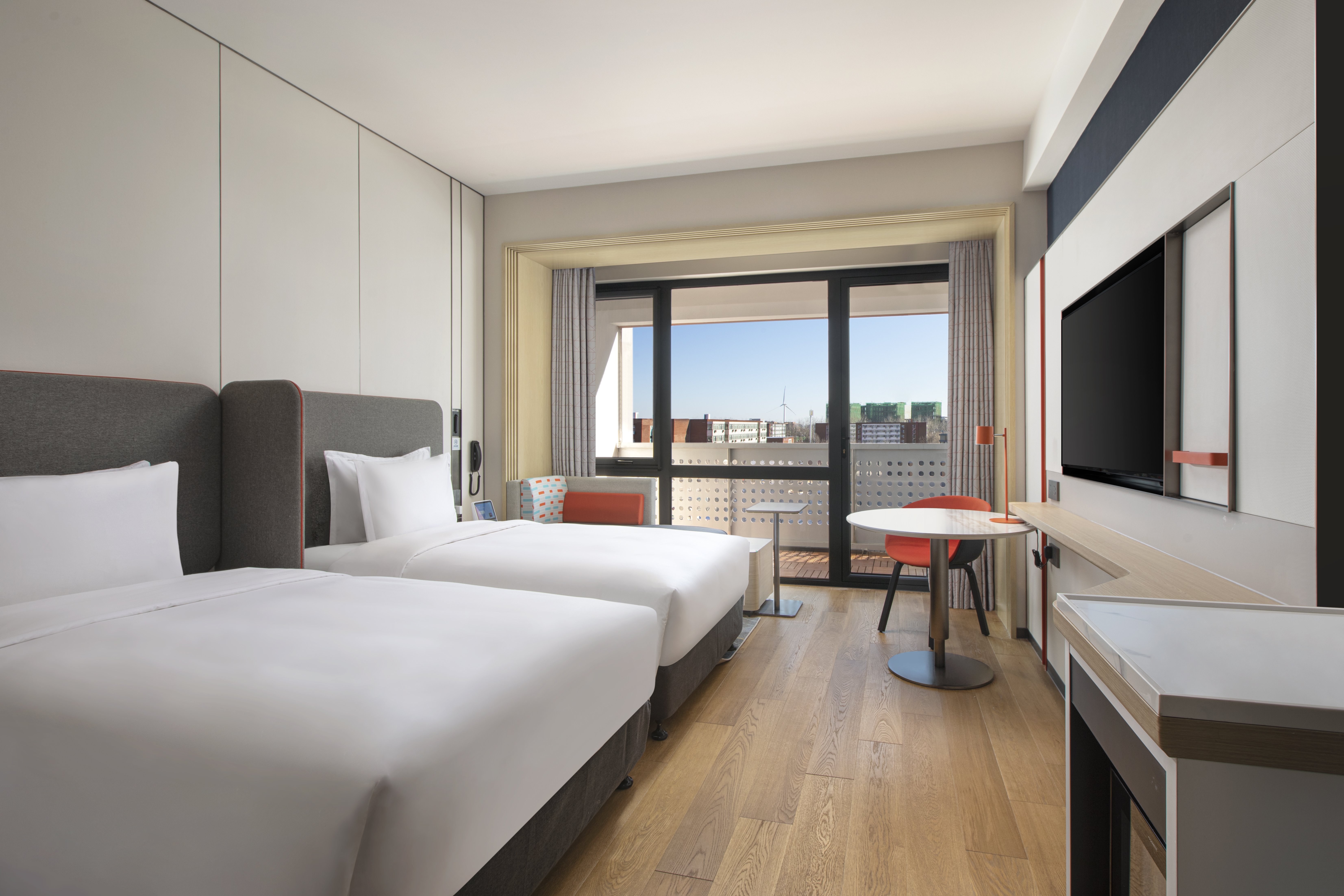 Smart, Standard, Twin Beds, Balcony