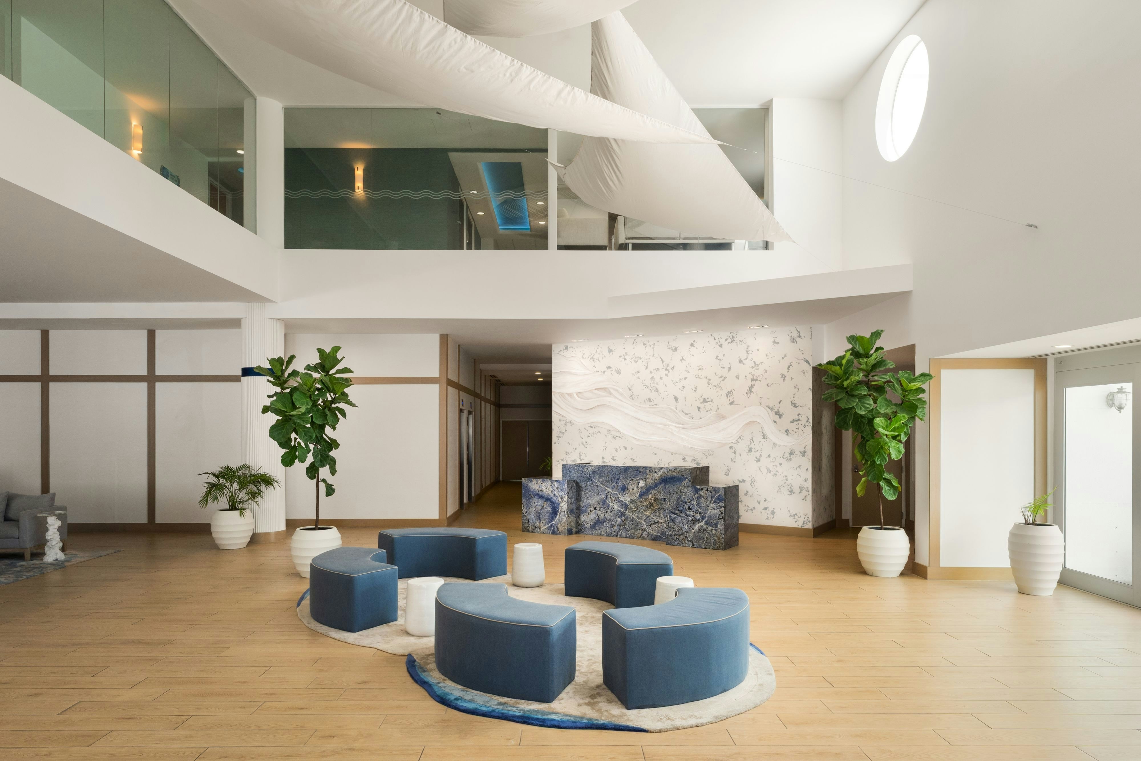 Lobby at Maritime Hotel Fort Lauderdale Cruise Port, FORT LAUDERDALE - FL