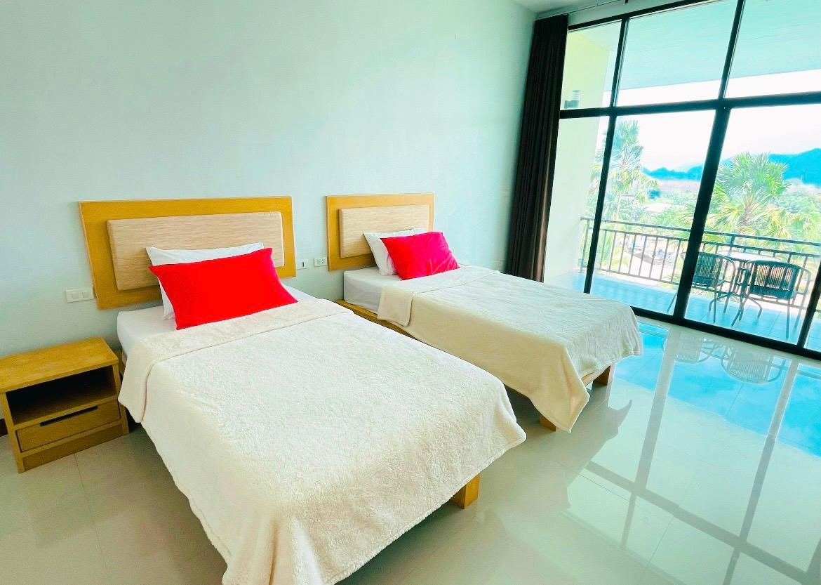 Superior, 1 Double and 1 Single Bed, Pool Access
