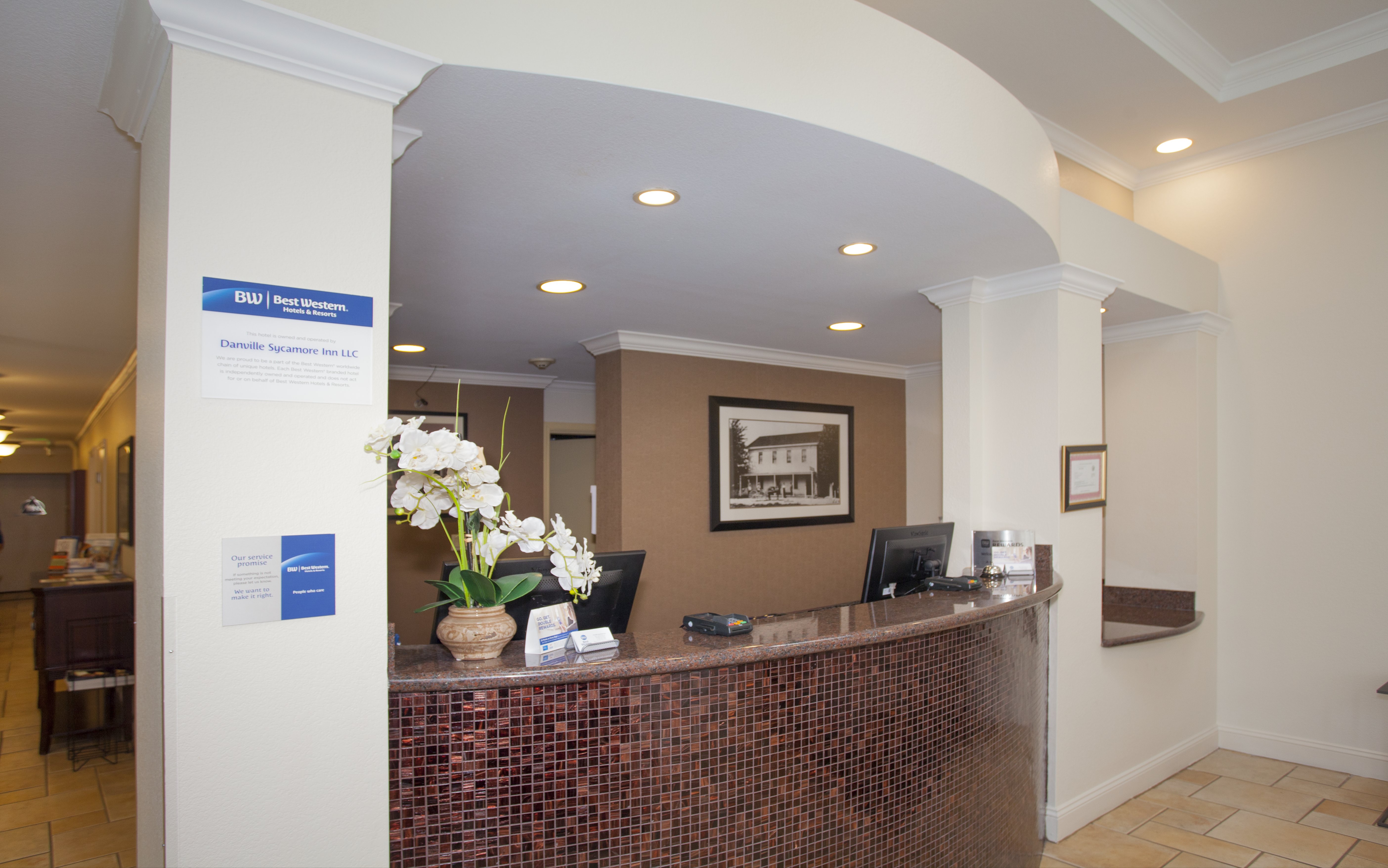 Lobby at Best Western Danville Sycamore Inn, DANVILLE - CA