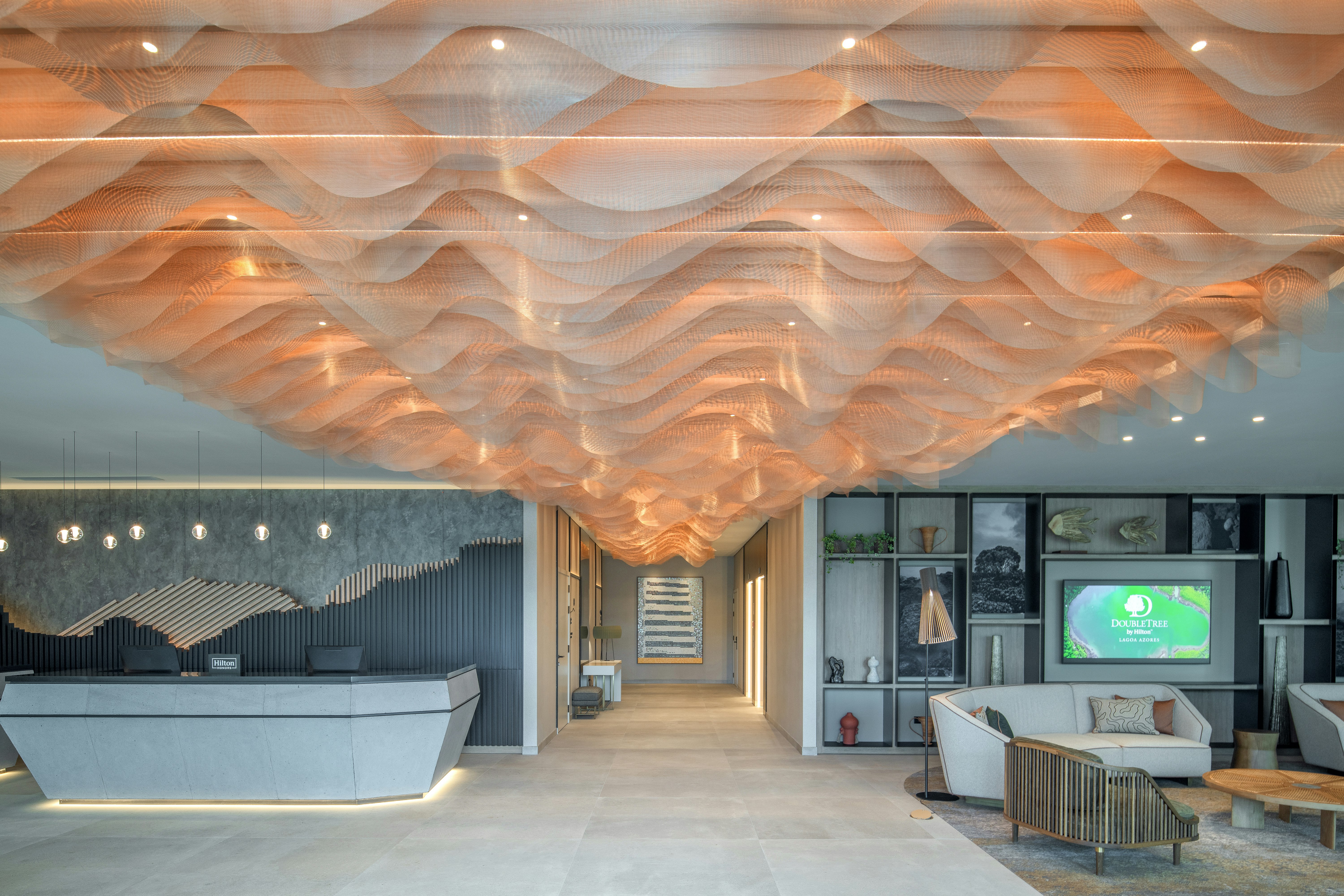 Lobby at DoubleTree by Hilton Lagoa Azores, AZORES - SAO MIGUEL