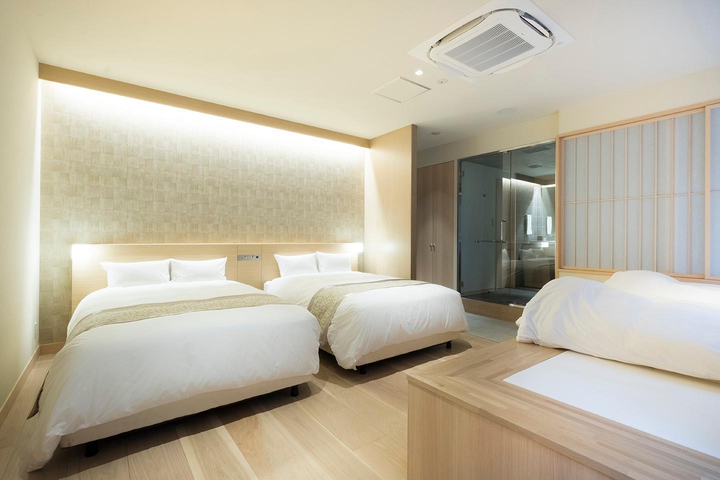 Deluxe, Twin Beds, Outdoor Bath