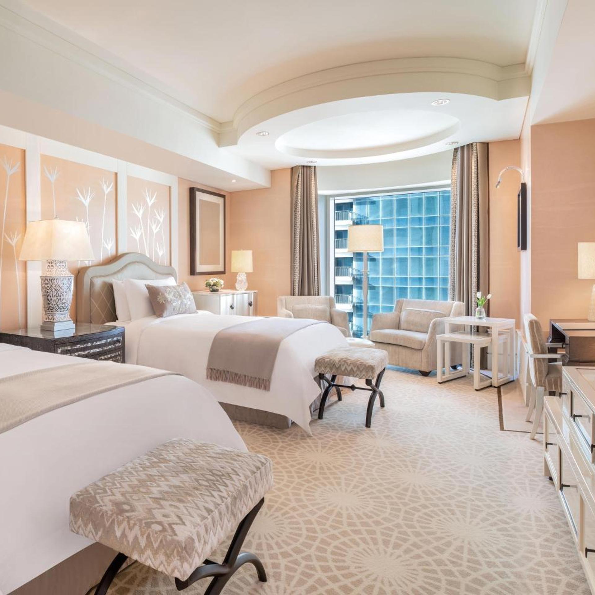 Guest Room, Deluxe, 2 Double Beds, Partial River View