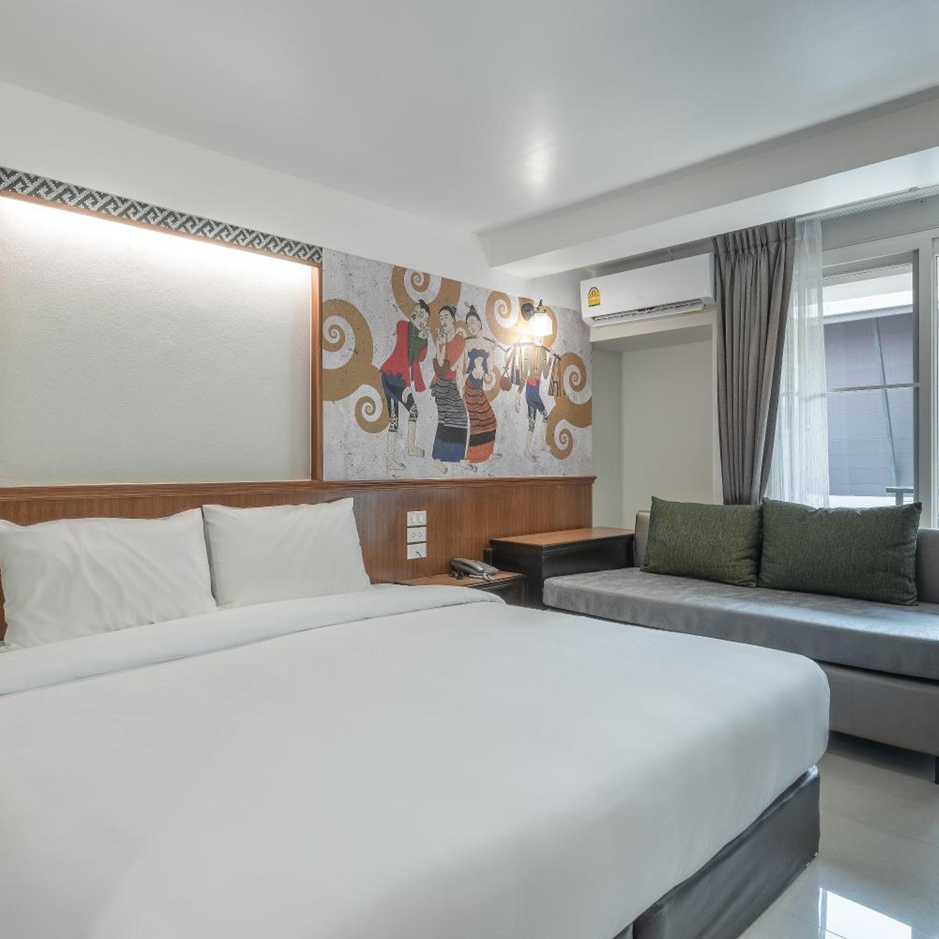 غرفة سوبيريور بسرير كينج، COZYTEL CHIANGMAI 4/8