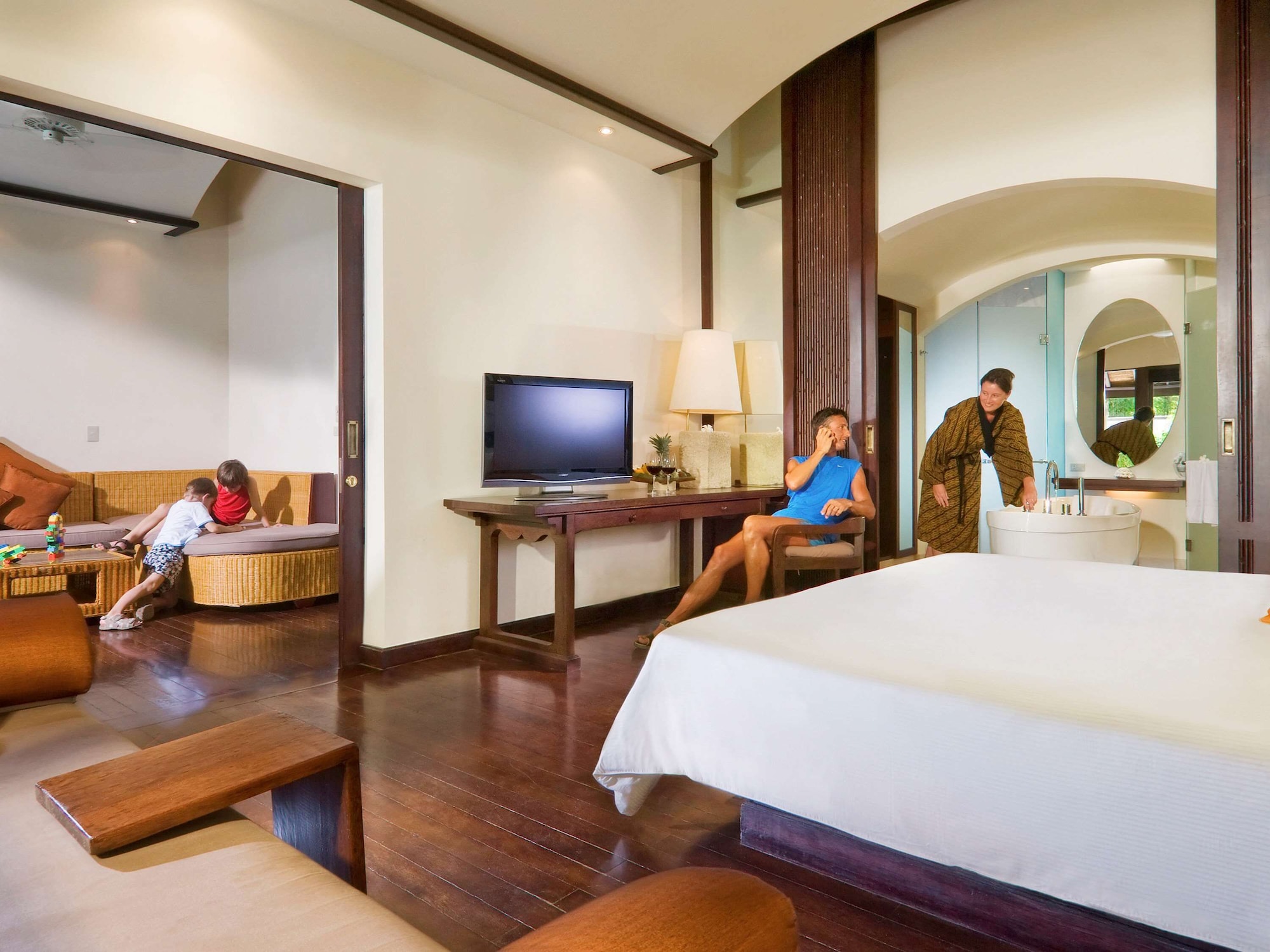 Family, King Bed, Bunk Bed, Garden Wing، Novotel Bali Benoa 9/10