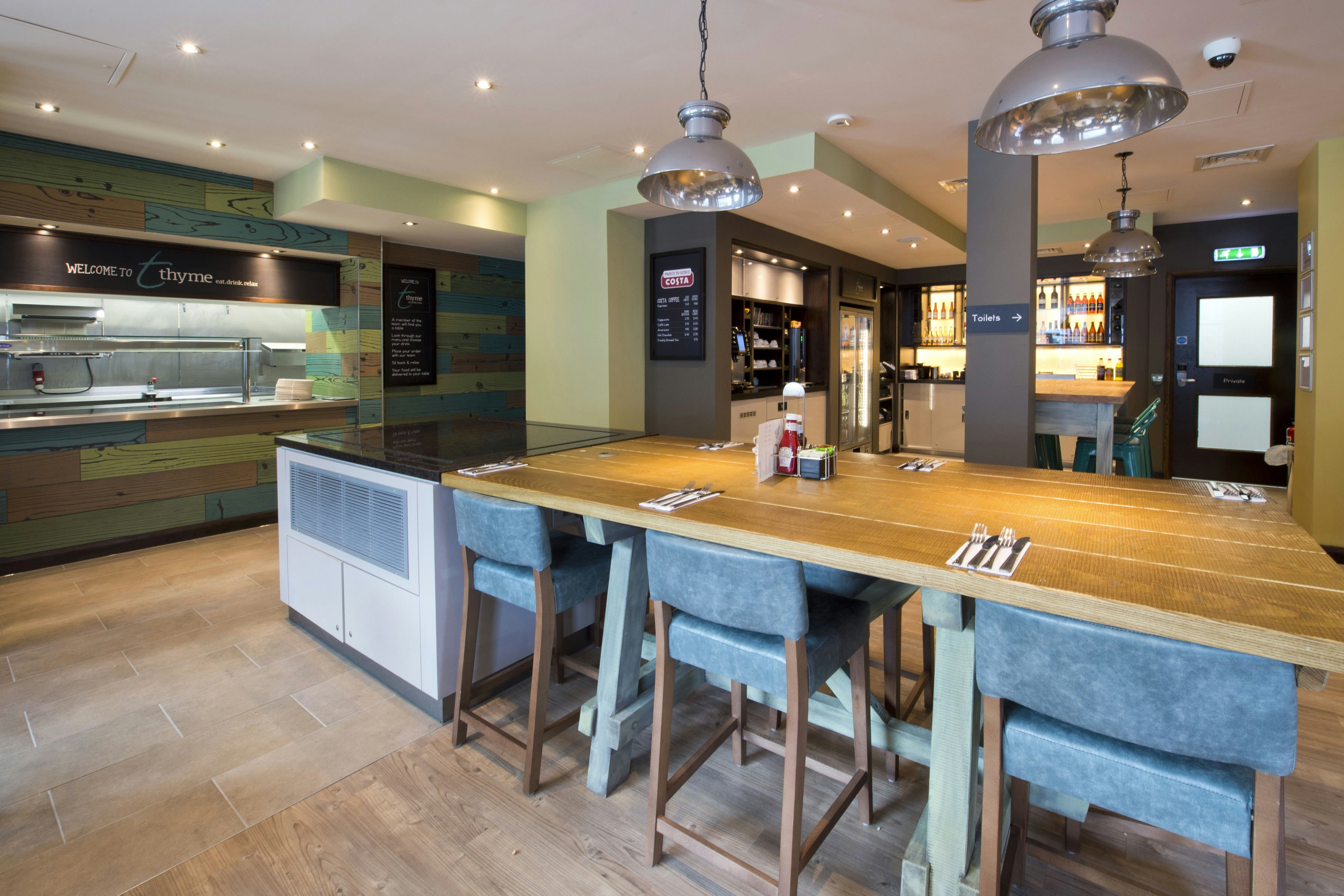 Lobby at Premier Inn London Clapham, LONDON