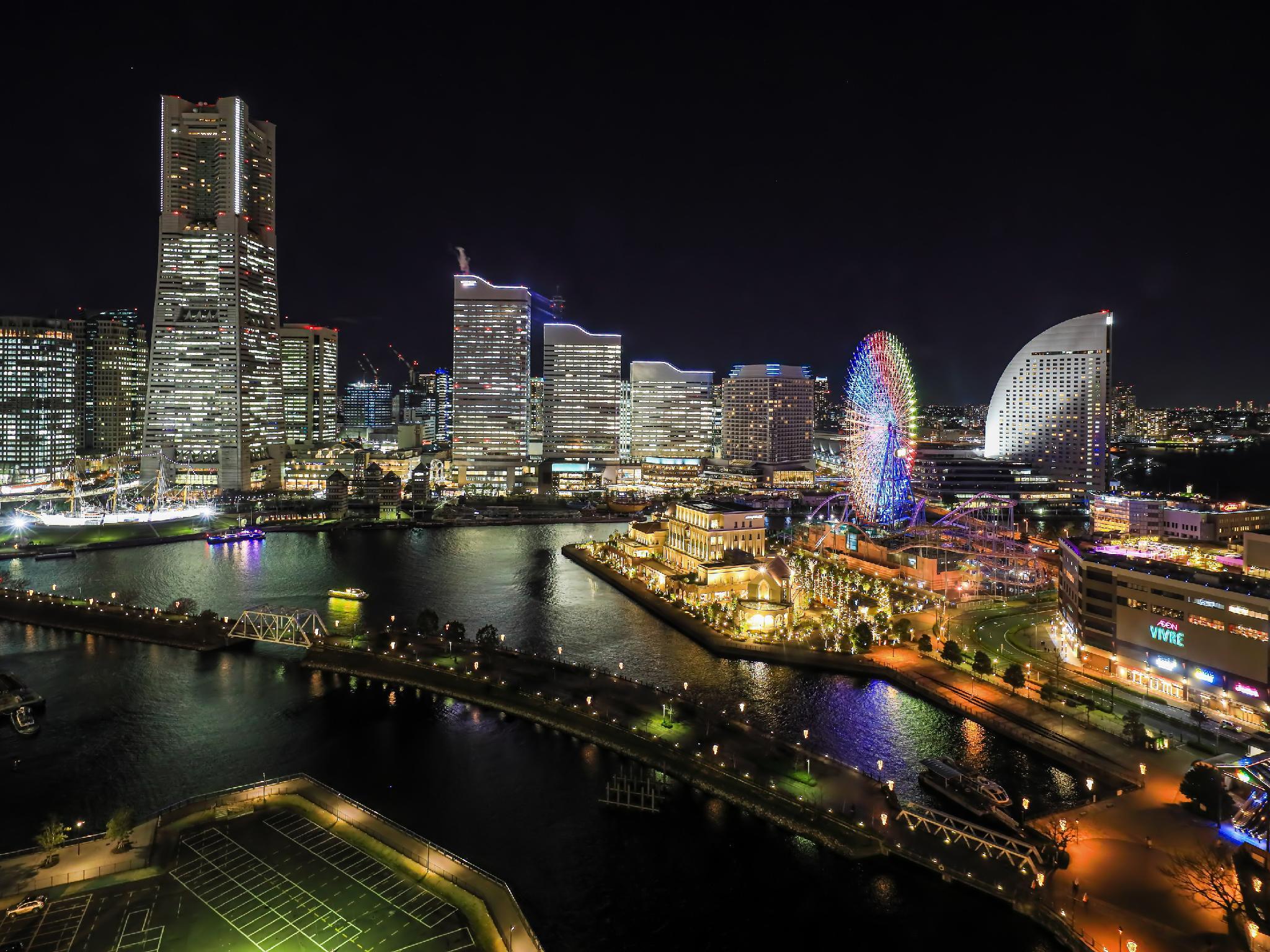 Room, Twin Beds, Minato Mirai View, High Floor