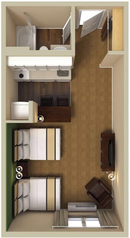 Studio 6 Corporate Extended Stay Rochester Henrietta NY 56/59
