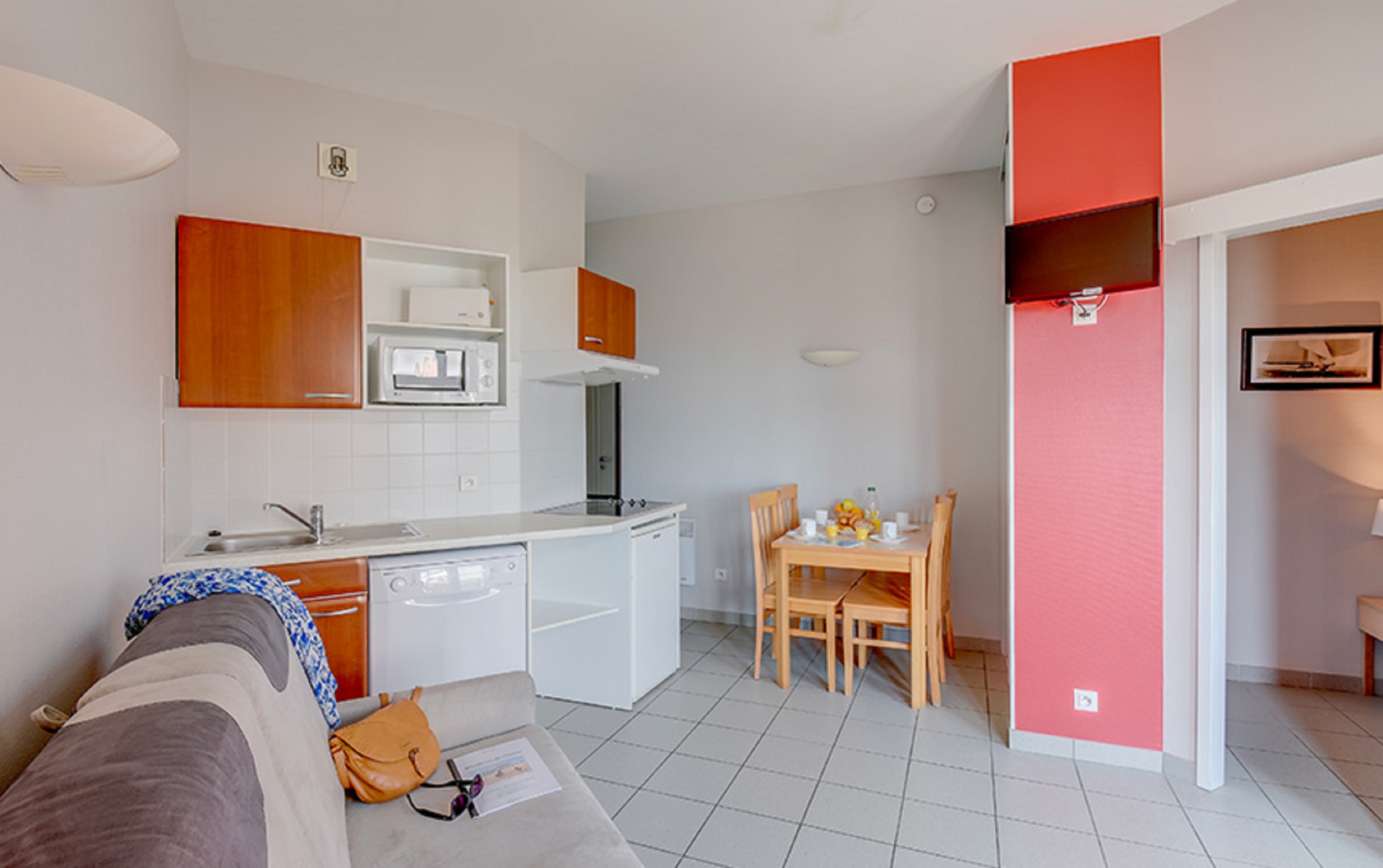 Studio for 2 people، Residence Vacanceole de L'Ocean 2/2