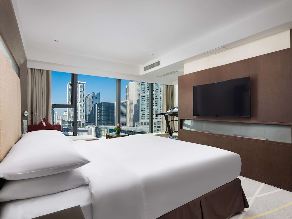 غرفة تنفيذية بسرير كوين بإطلالة على المدينة، Novotel Nanjing Central Suning 6/10