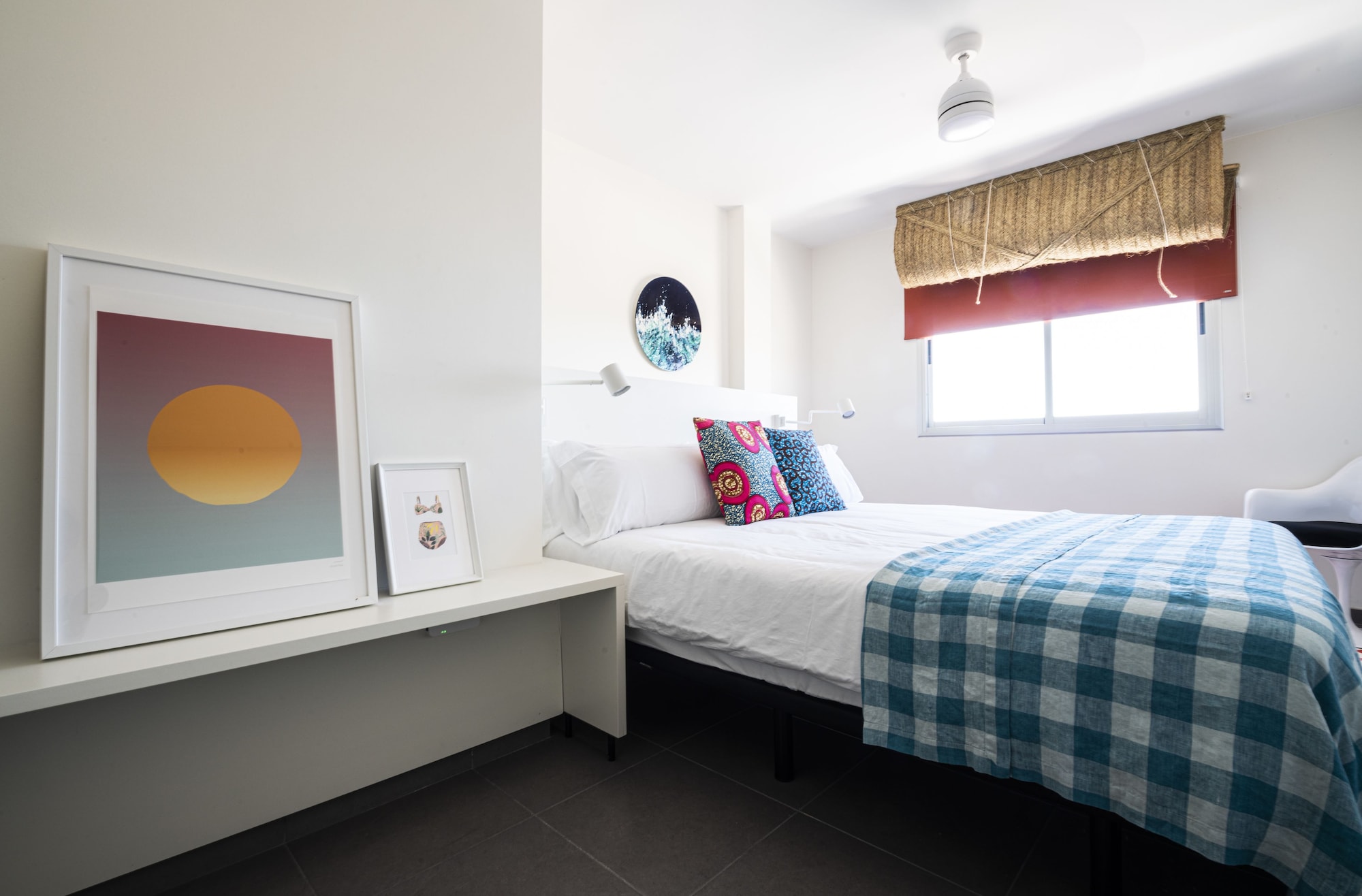 دوبلكس بسرير مزدوج وسرير بطابقين بإطلالة على المدينة بشرفة بغرفتي نوم، Buendia Corralejo Nohotel 3/4