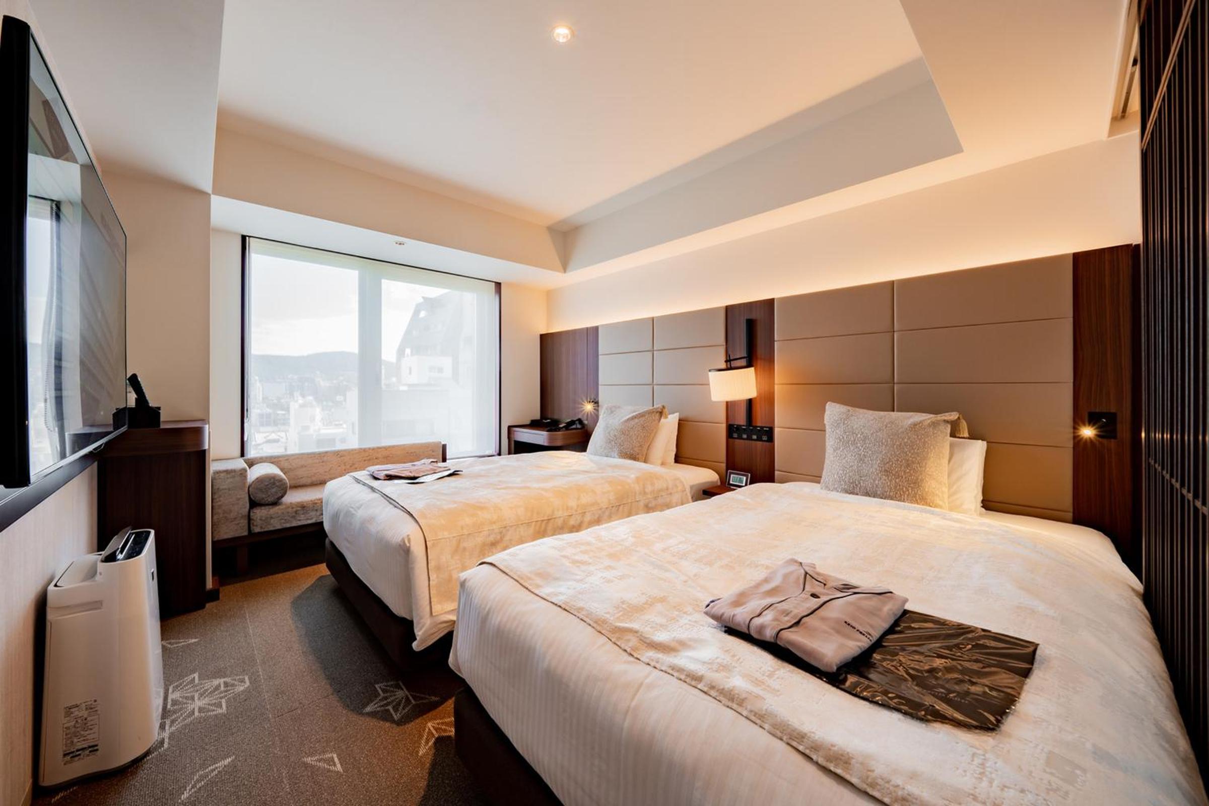 غرفة بريميوم بسريرين منفصلين، Keio Prelia Hotel Kyoto Karasuma Gojo 4/10