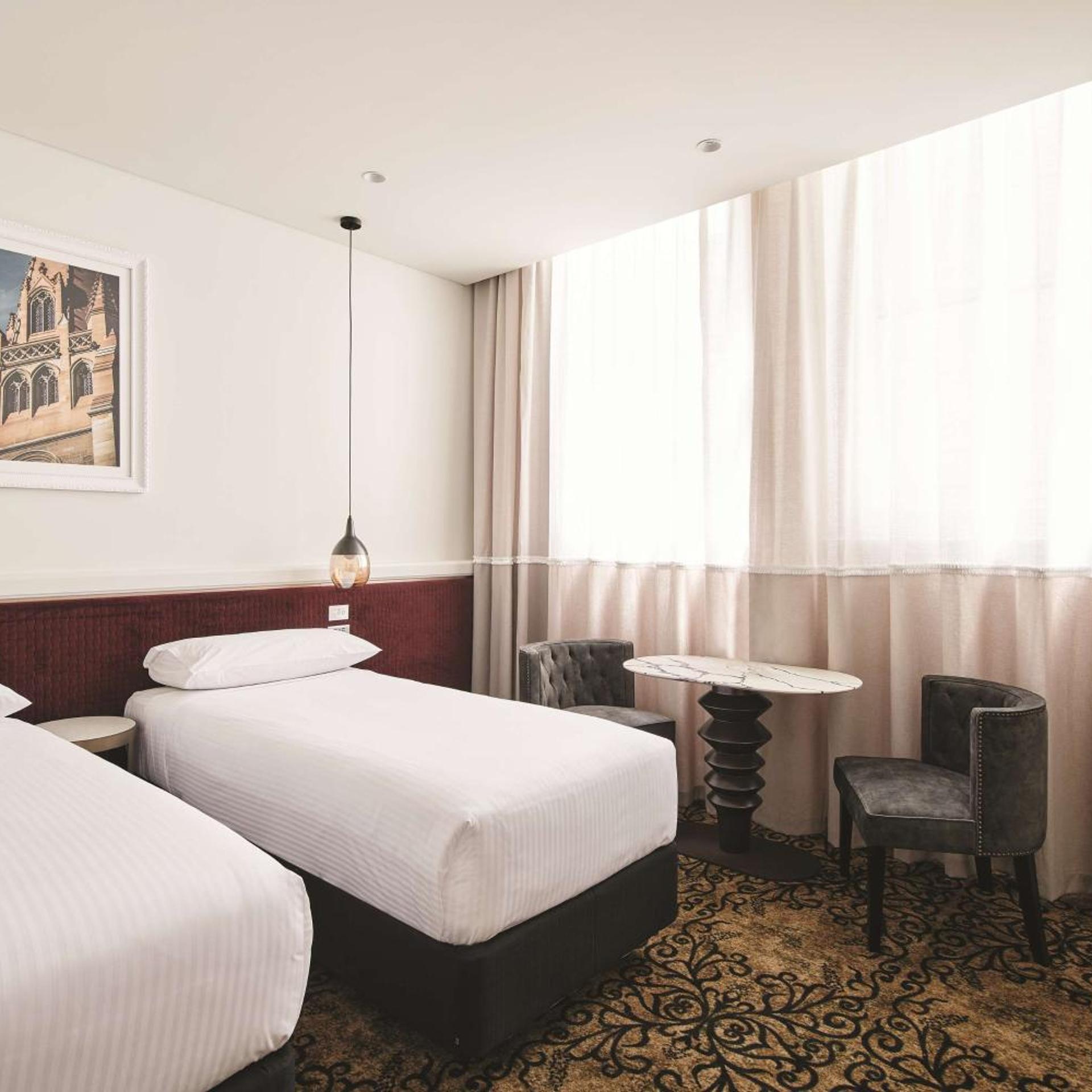 غرفة بريميير بسرير مزدوج أو سريرين منفصلين، Rendezvous Hotel Melbourne 3/6