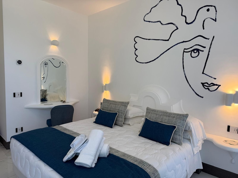 غرفة جونيور بسرير مزدوج وسريرين منفصلين، Positano Art Hotel Pasitea 9/10