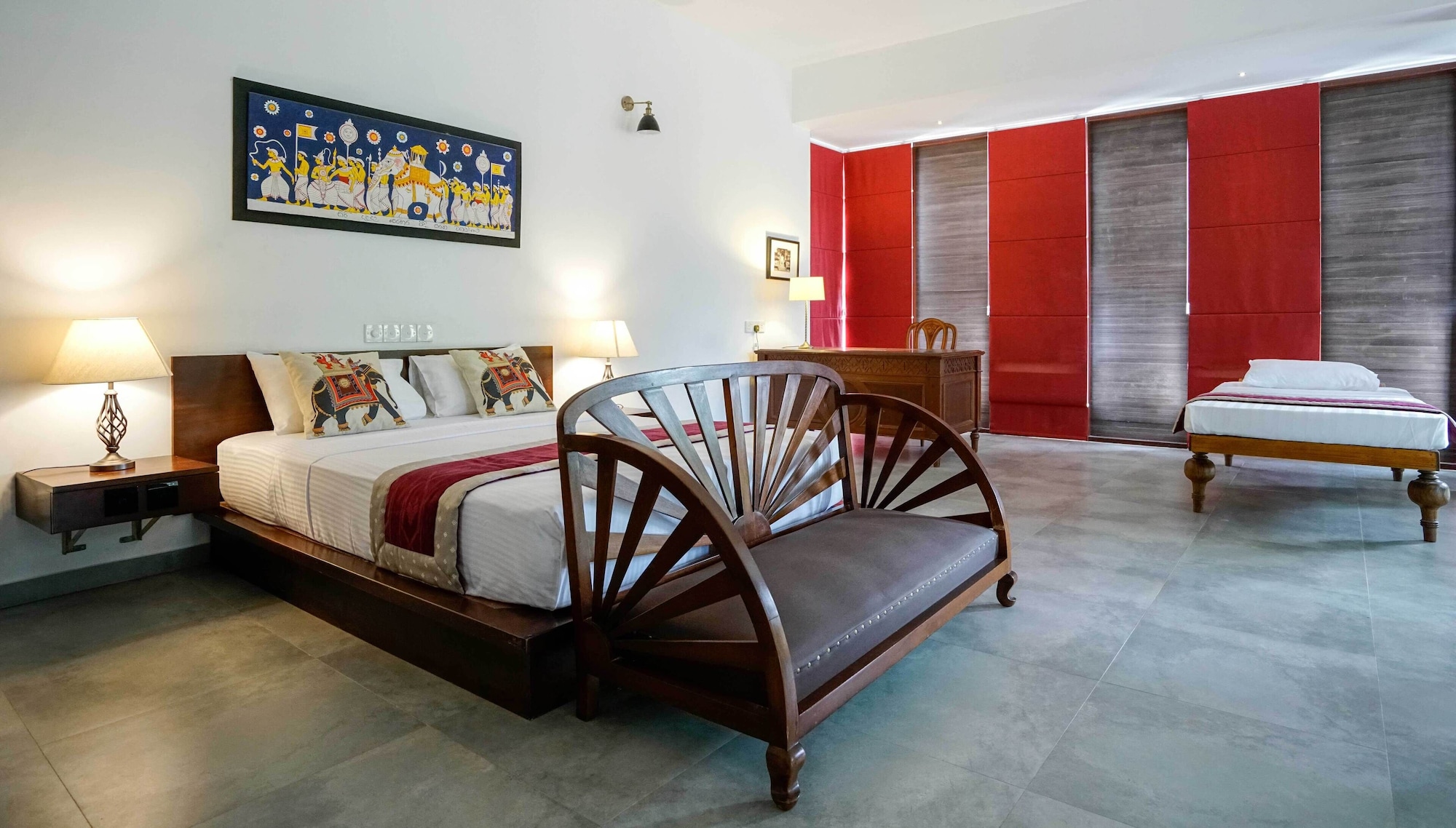 جناح سيغنتشر بسرير كينج وثلاثة أسرّة بإطلالة على الجبل، Atelier Kandy 4/5