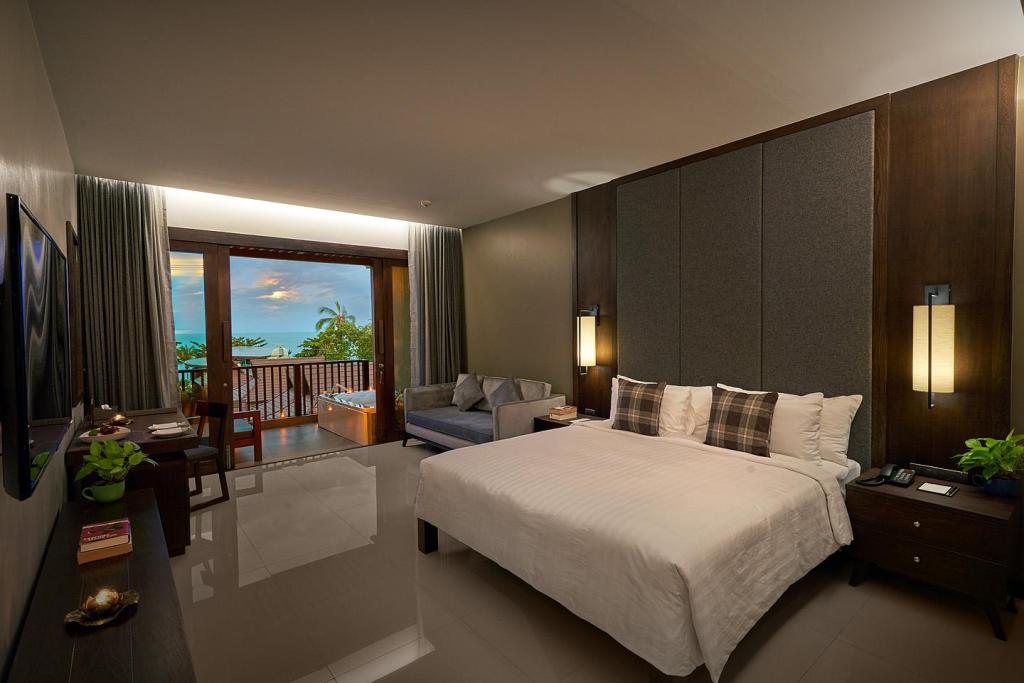 Deluxe, Double Bed, Sea View