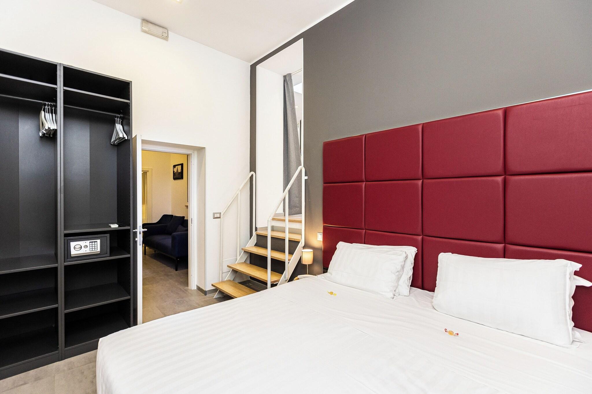 جناح تنفيذي بسرير كينج وسرير مزدوج، Hotel Castellino Roma 3/10