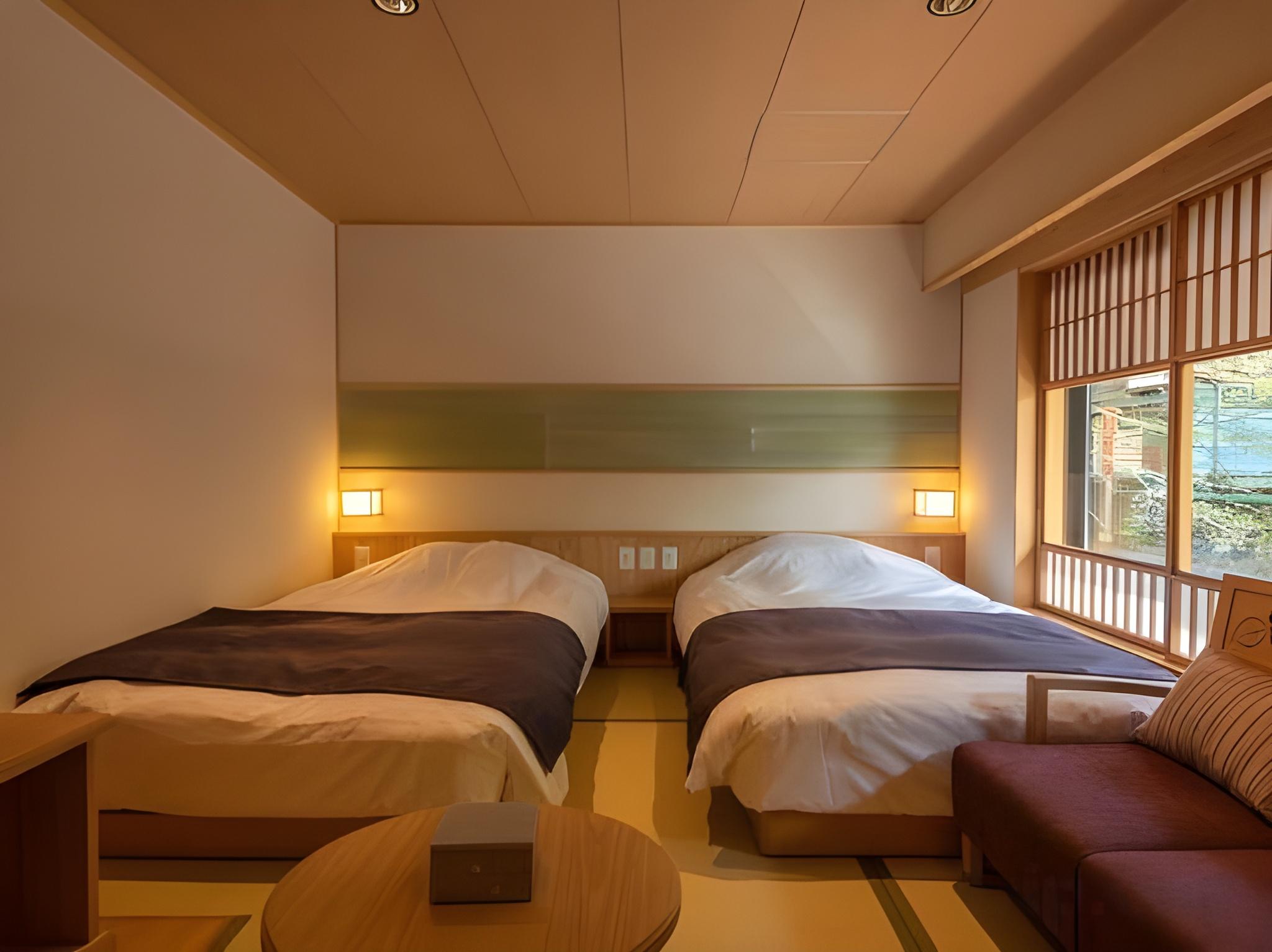 Room, Twin Beds, Riverside, Adult Only, Annex