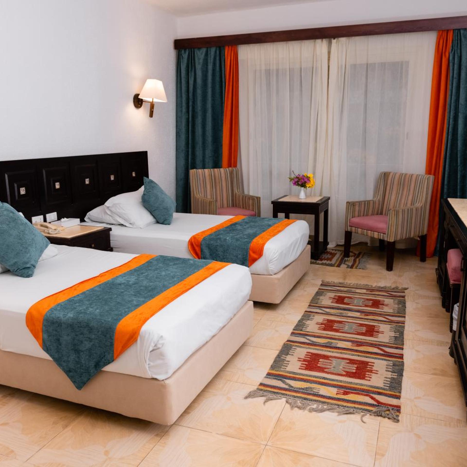 Room, Double Bed, Garden View