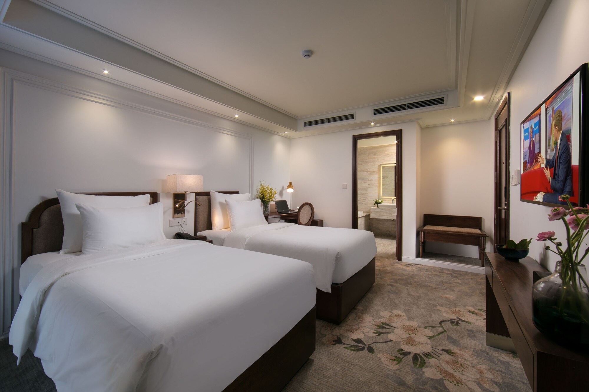EMERALD, ORIENTAL, TWIN BEDS