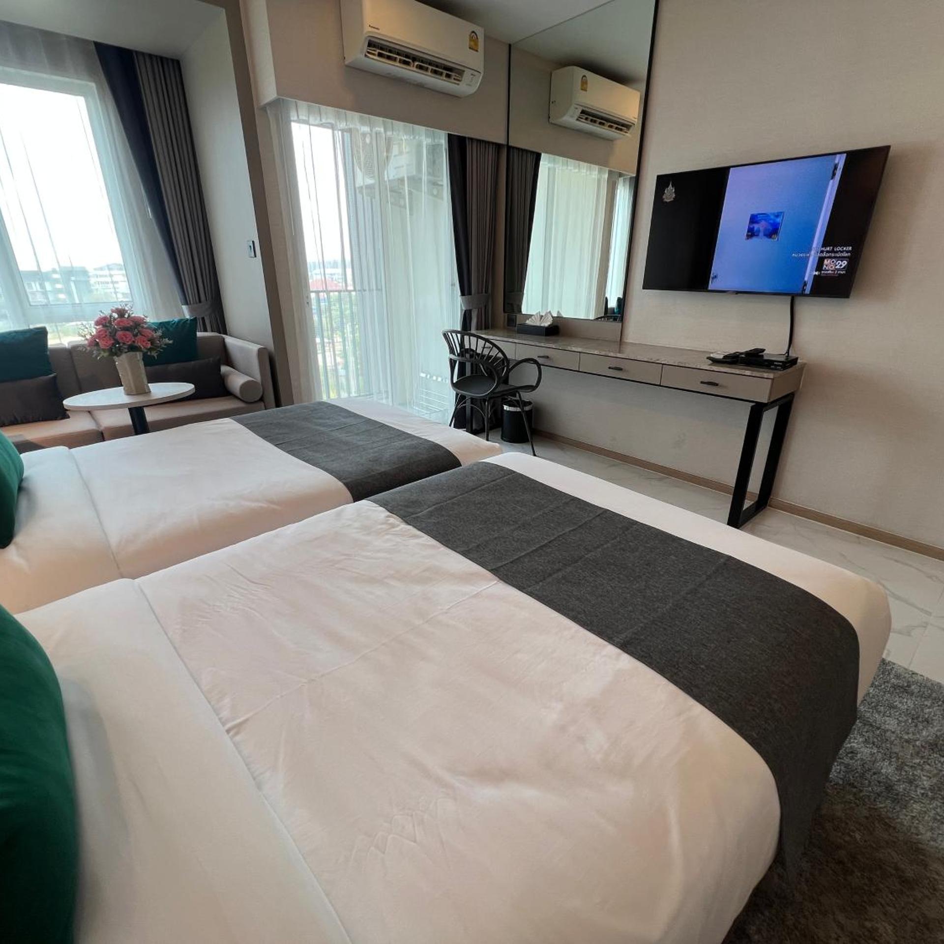 غرفة بسرير مزدوج أو سريرين منفصلين، ARNI Skye Hotel 4/5