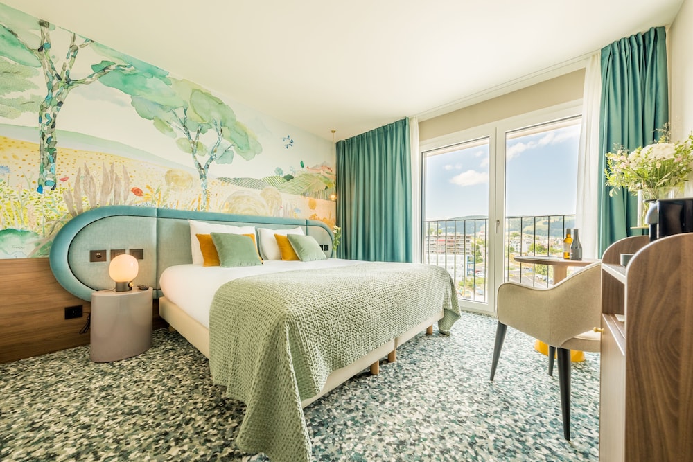 غرفة فاخرة بسرير كينج، Hotel D Bulle 6/9