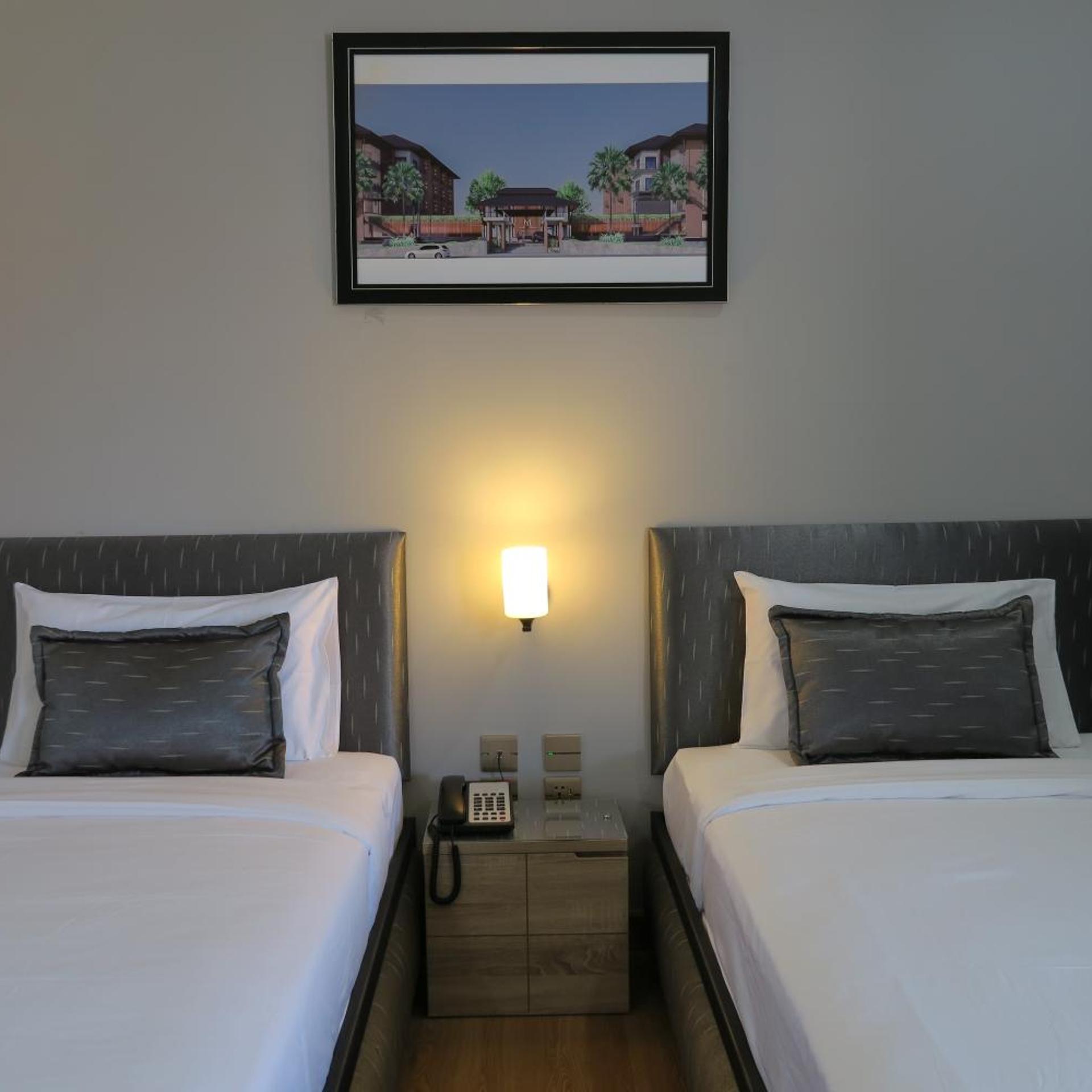 غرفة قياسية بسريرين منفصلين، The Mira Hotel Chiang Rai 4/10