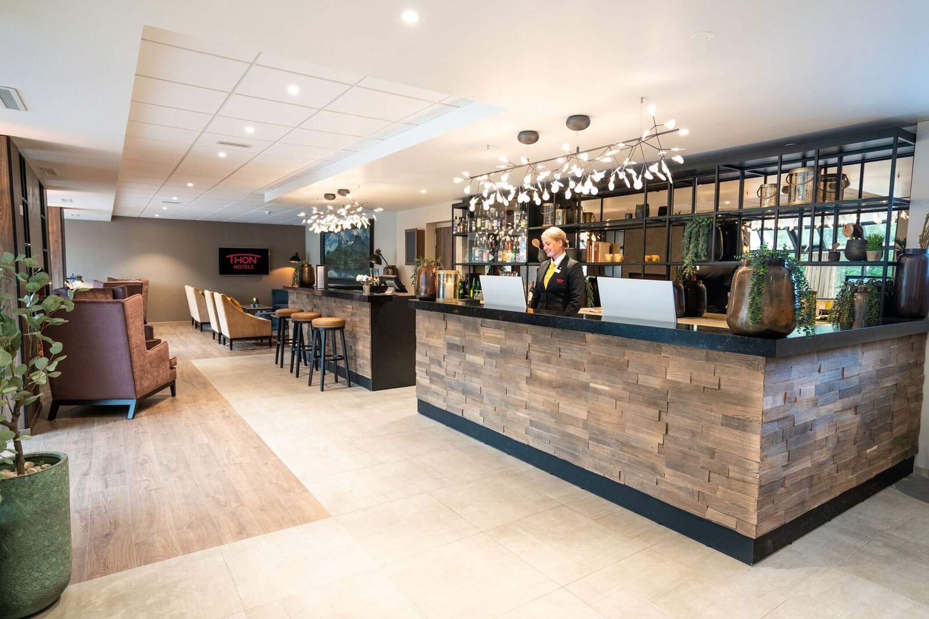 Lobby at Hotel Forde, FORDE