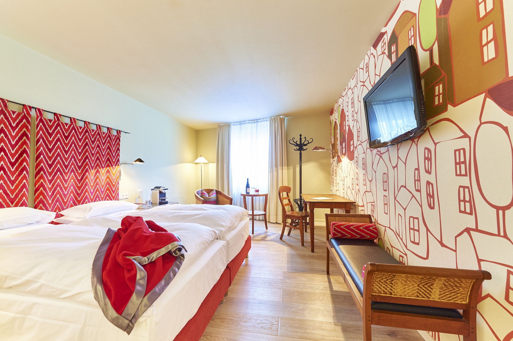 غرفة كبيرة بسرير مزدوج، Hotel Schwanen Metzingen 4/10