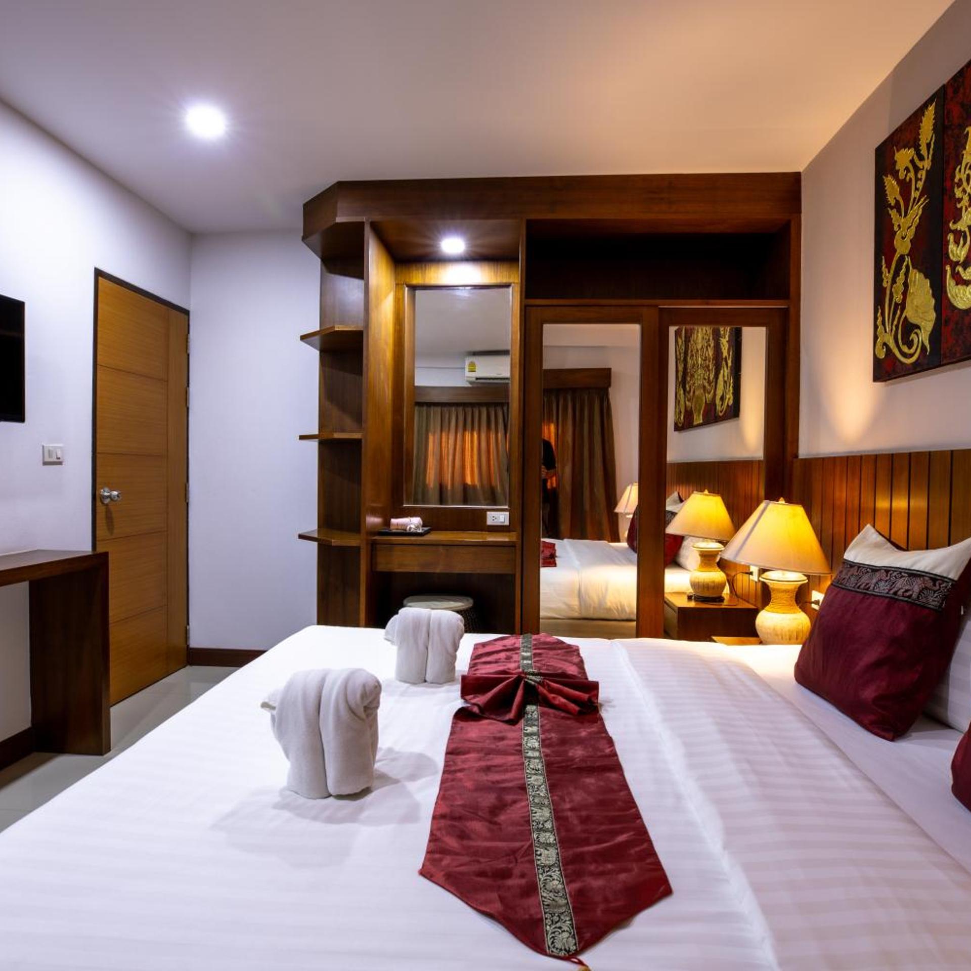جناح بسرير كينج، Huen Jao Ban Hotel 6/10