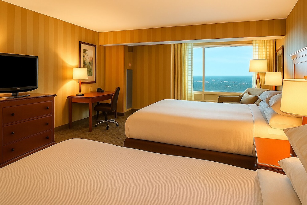 SPACIOUS, 2 QUEEN BEDS, RIVER VIEW, HIGH FLOOR