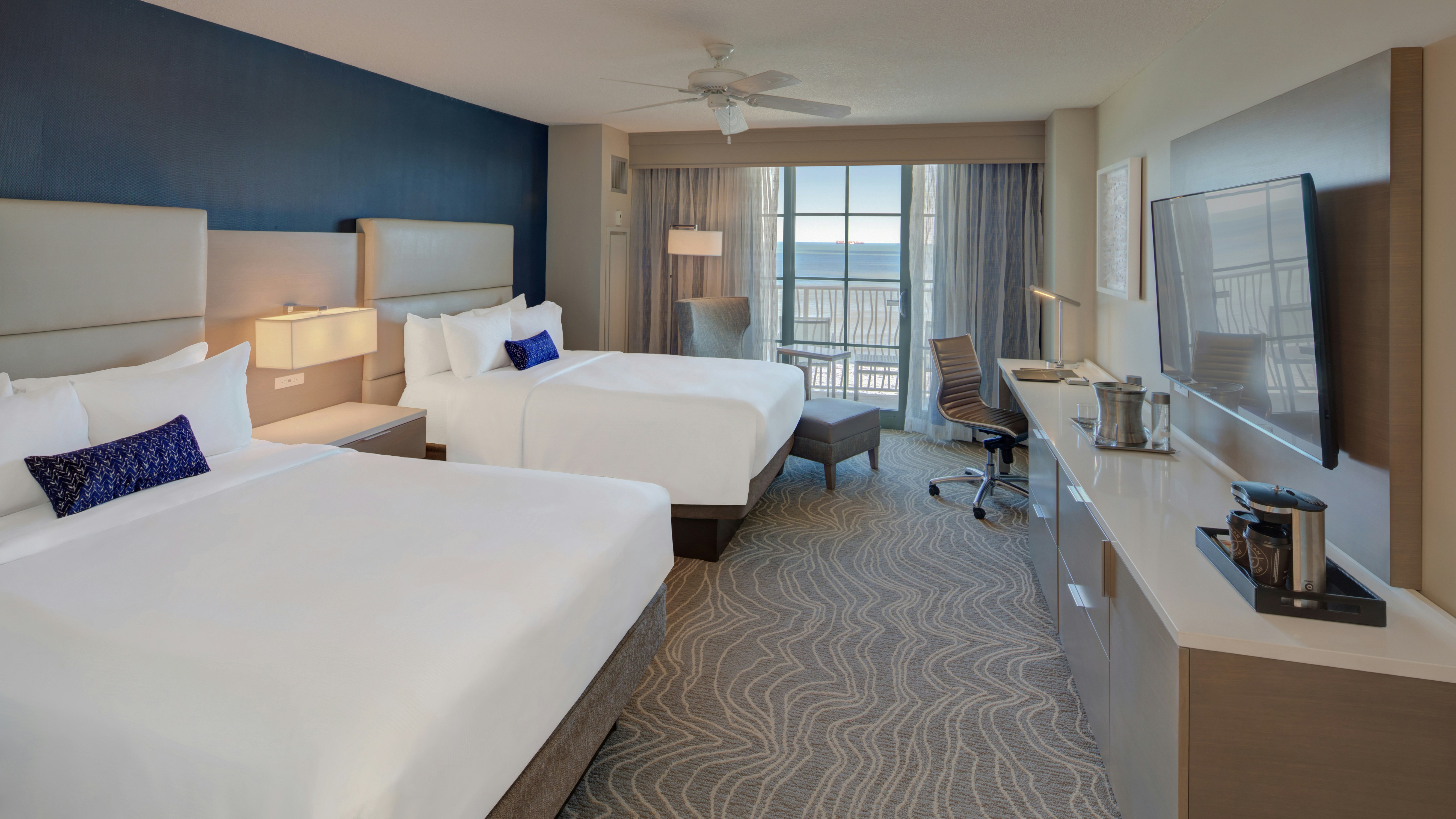 Room, 2 Double Beds, Ocean Front