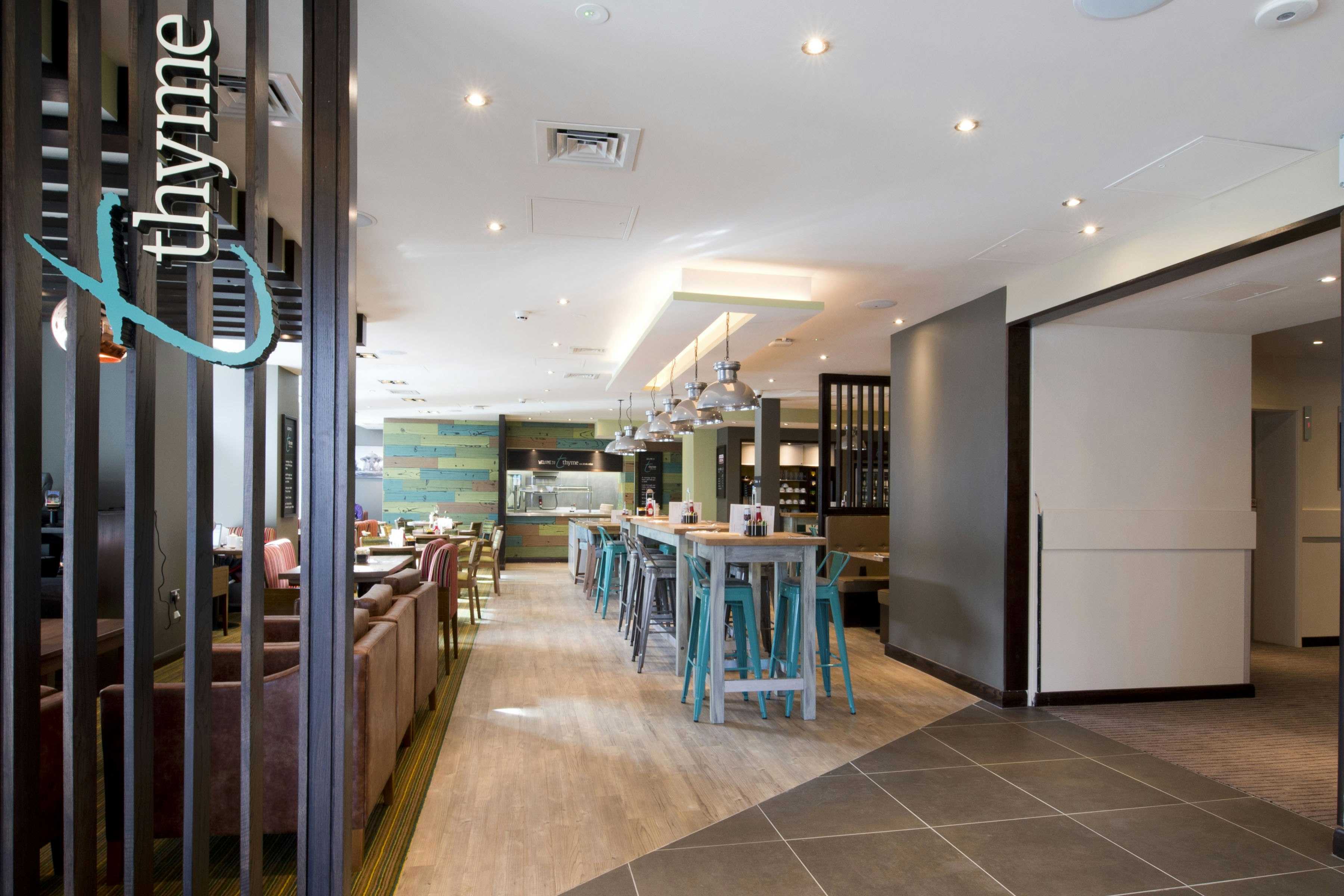 Lobby at Premier Inn London Clapham, LONDON