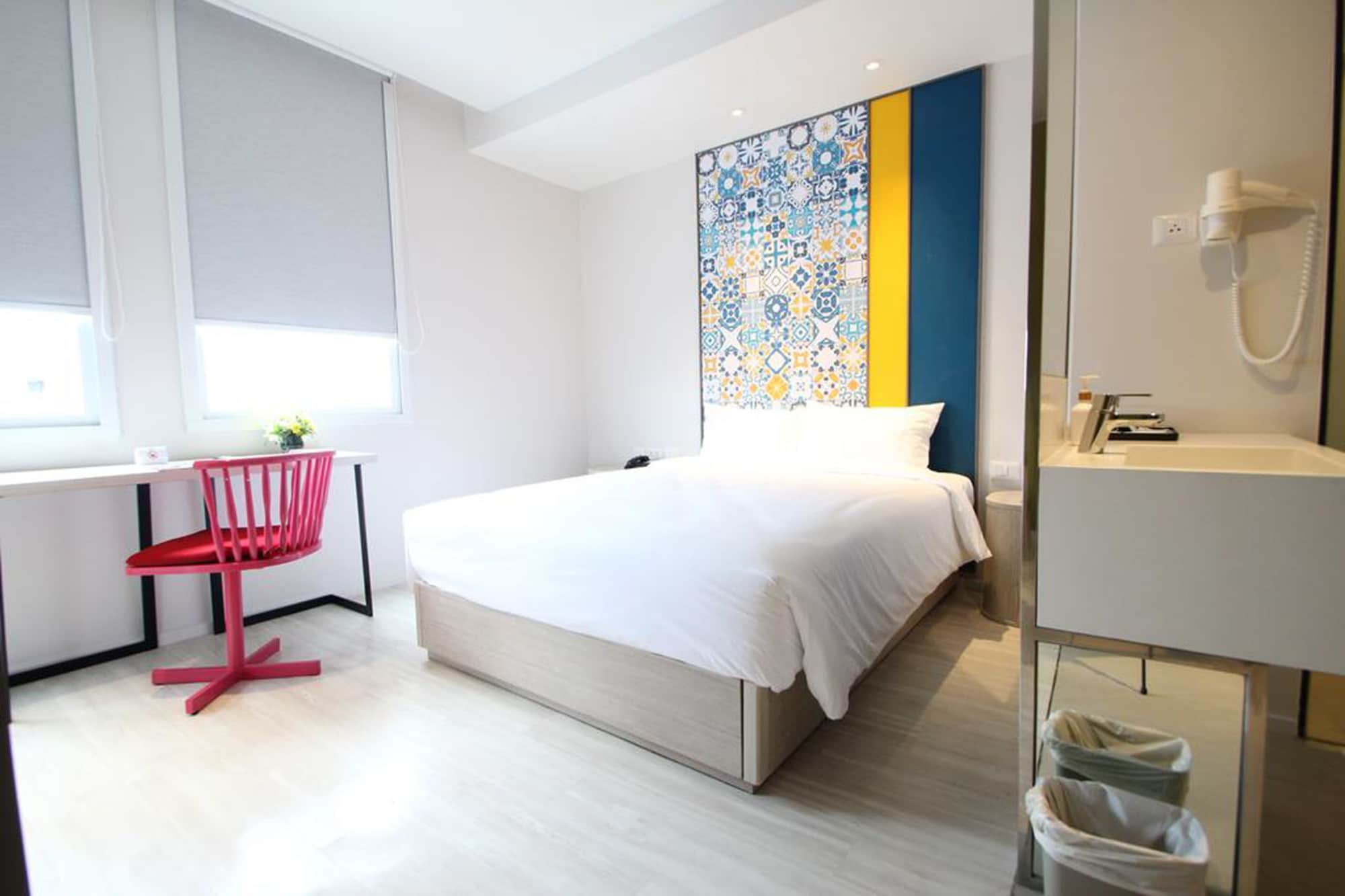 غرفة عائلية بسرير مزدوج وسرير بطابقين، Ibis Styles Phuket City 3/10