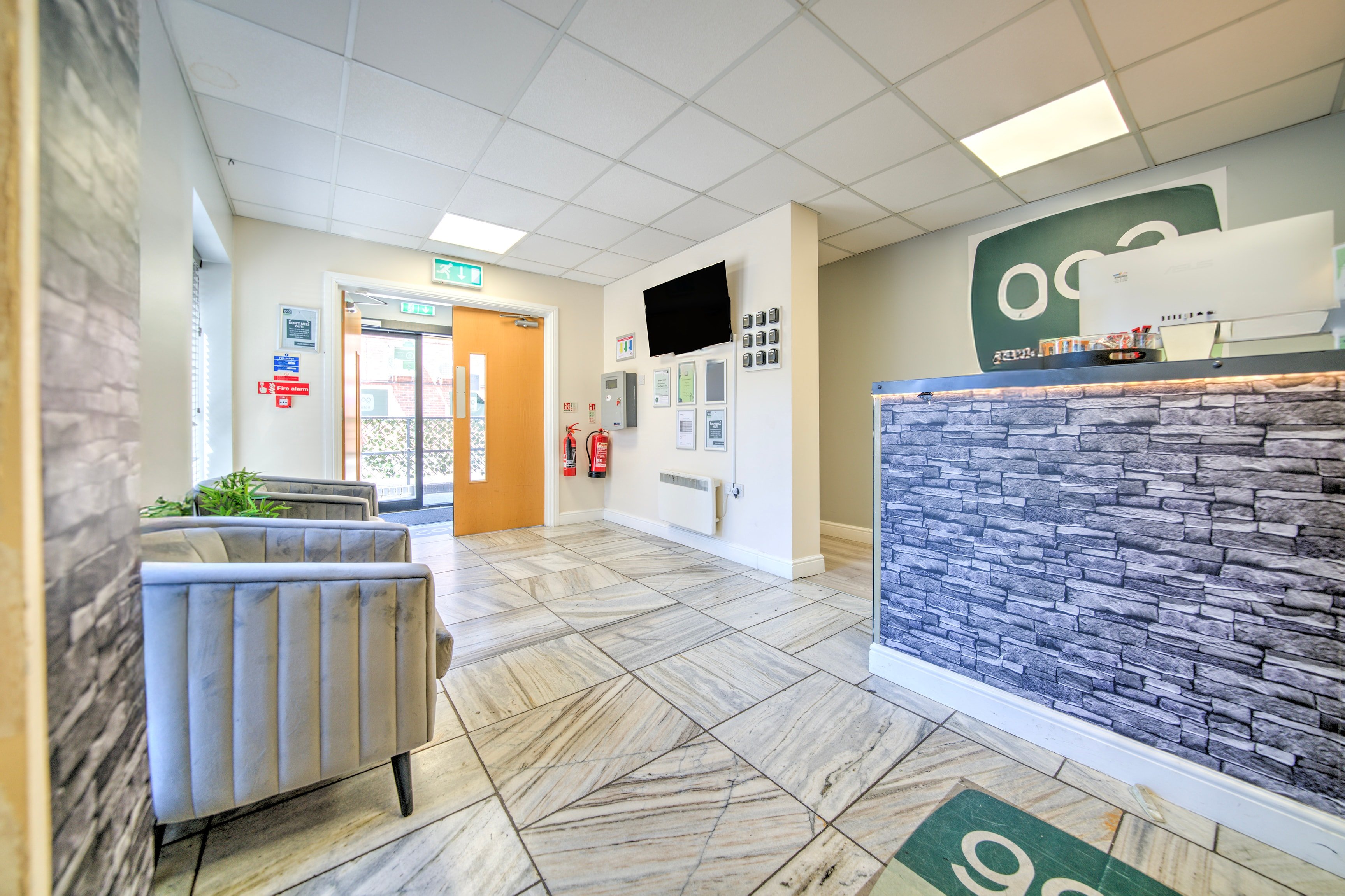 Lobby at GO2 Gloucester Hotel by OYO, GLOUCESTER - UK