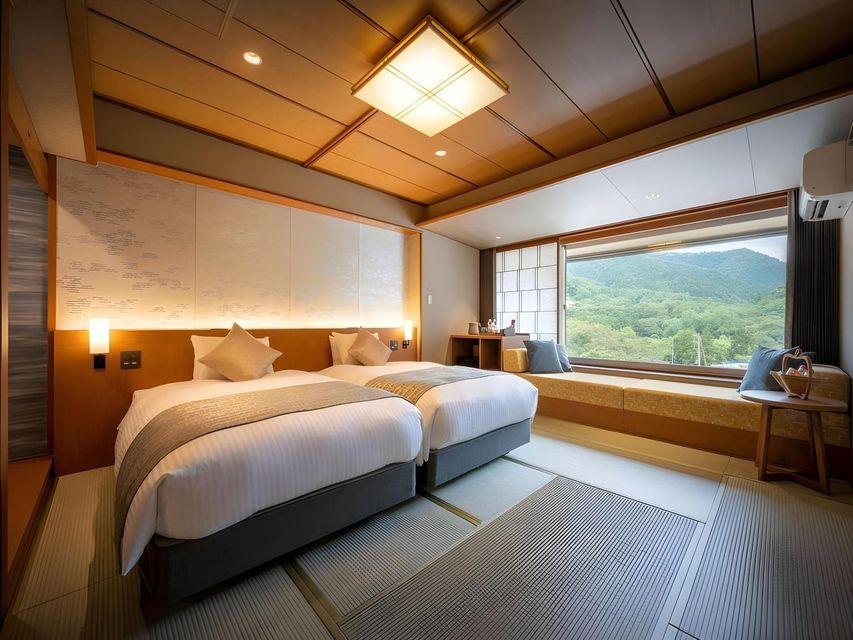 Japanese, Twin Beds, Tatami
