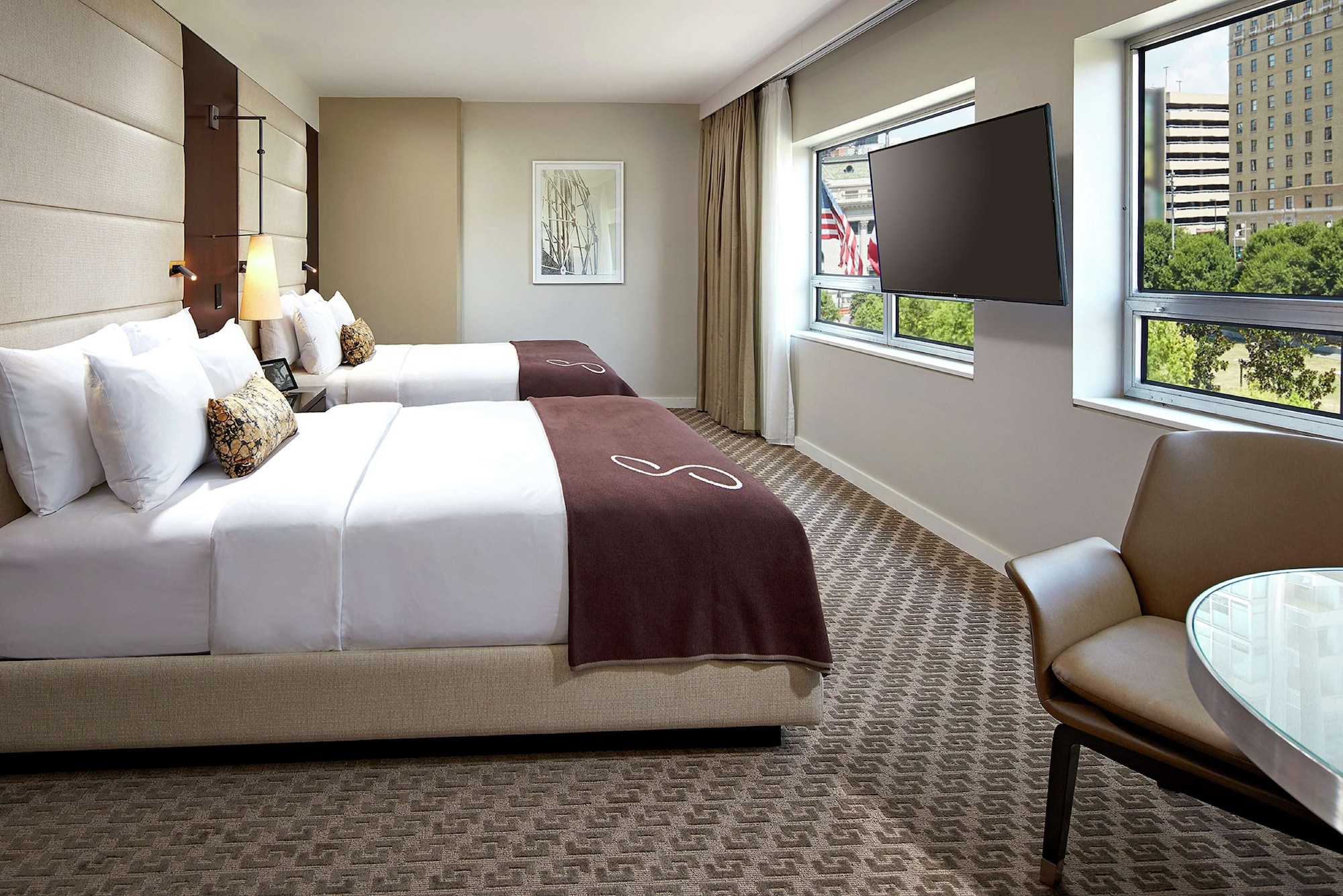 غرفة ديلوكس بسريرين كوين لذوي الإعاقة، The Statler Dallas Curio Collection By Hilton 4/8