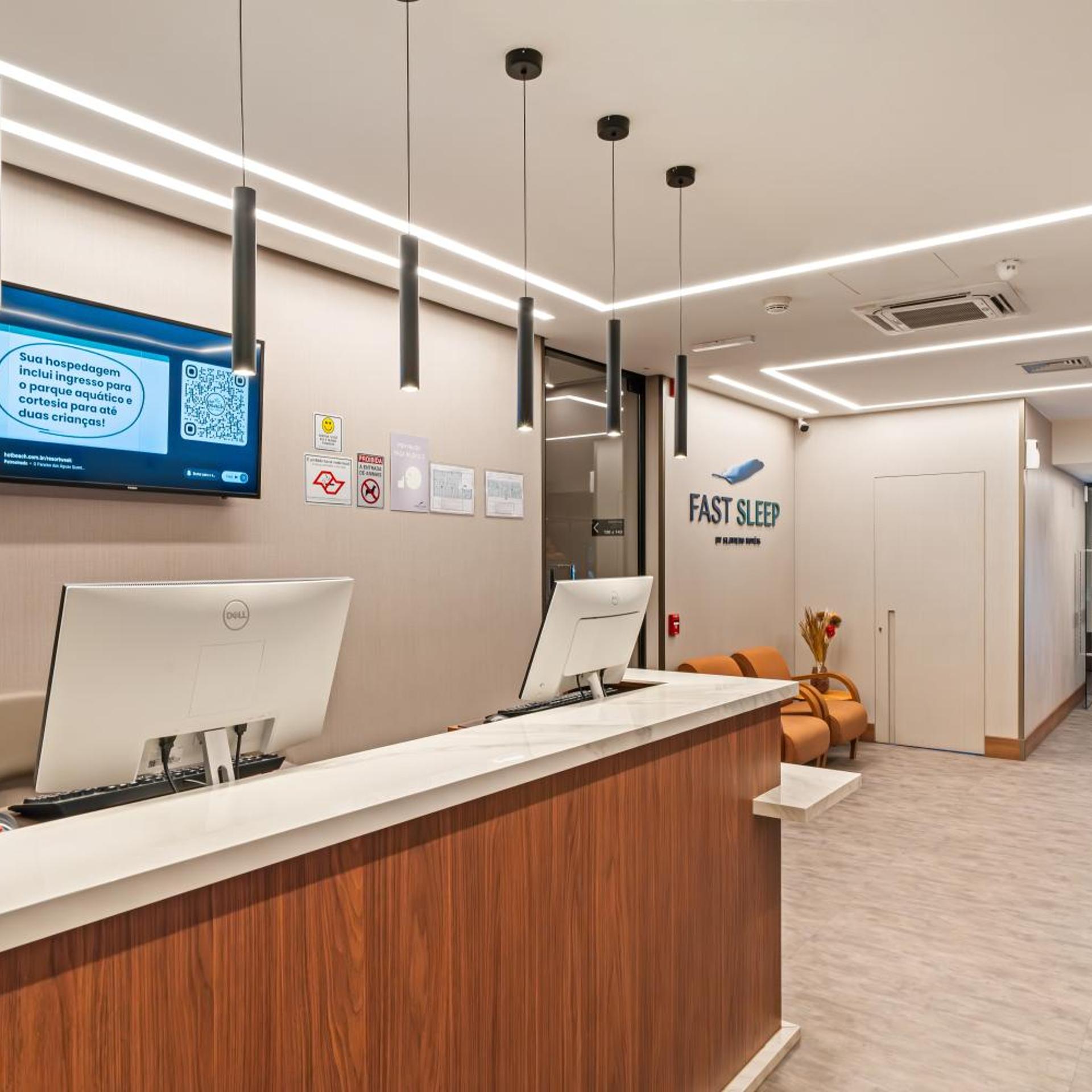 Lobby at Fast Sleep Guarulhos by Slaviero Hoteis, GUARULHOS