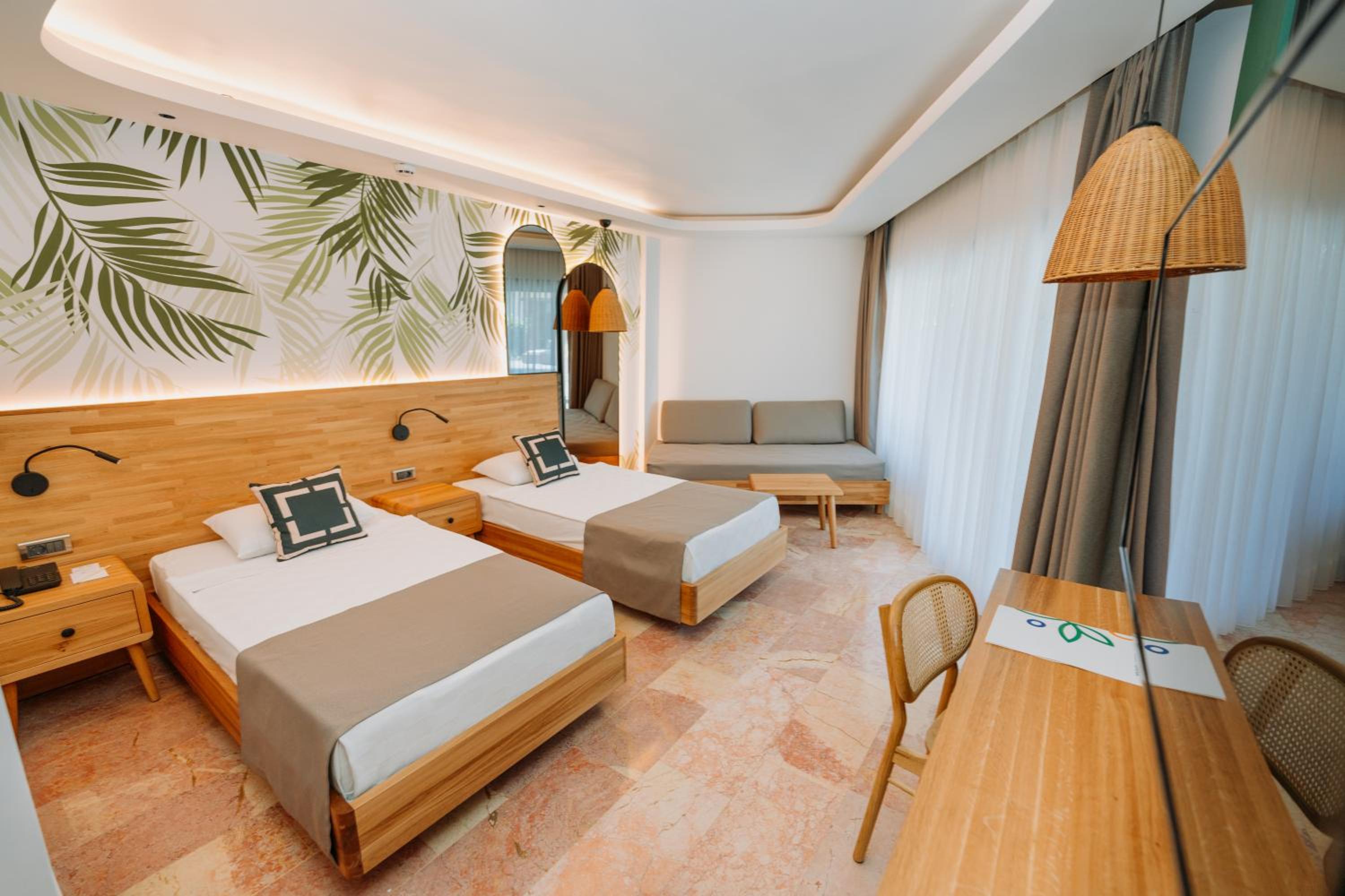 Room, Double or Twin Bed, Pool Access