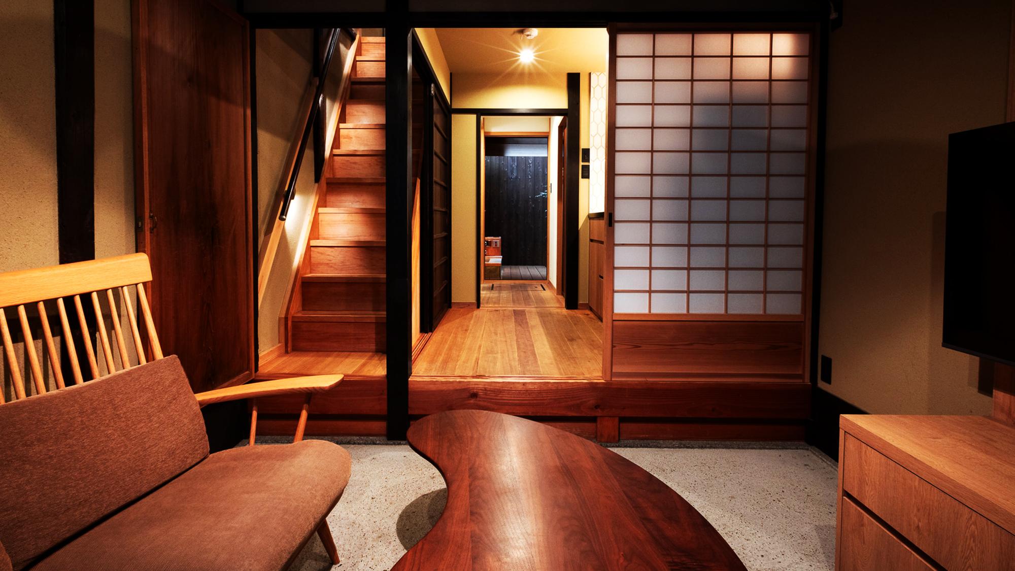 Japanese, Town House, Futon Bed