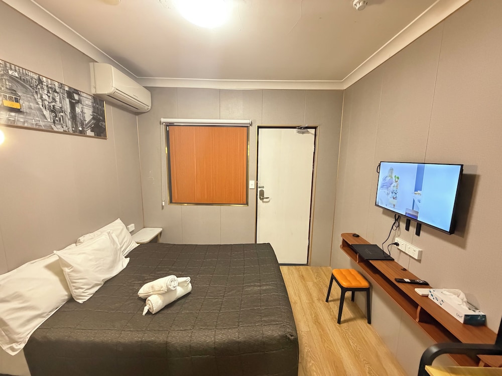 غرفة اقتصادية بسرير مزدوج، Alpine Heritage Motel 4/9