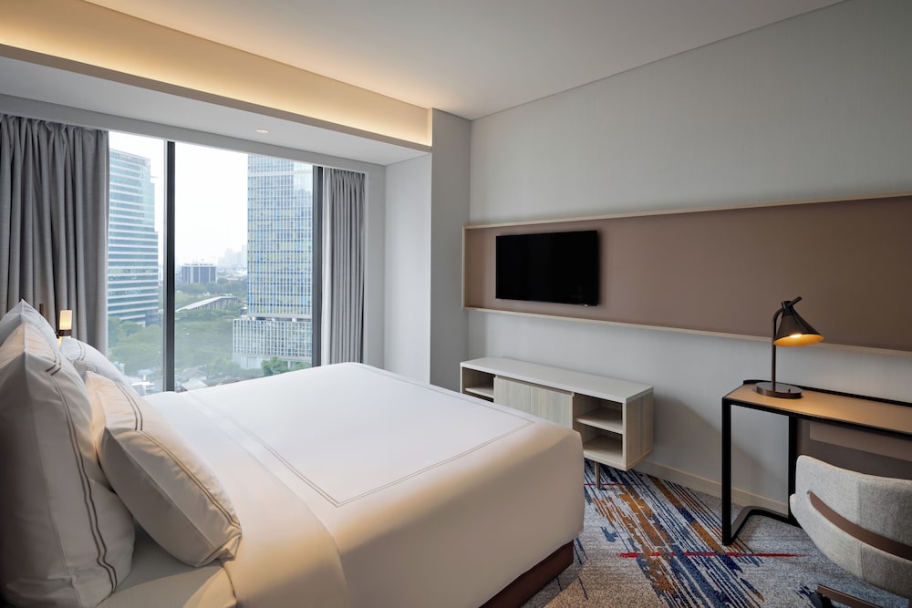 2 Bedrooms, Signature, Swiss, Apartment, 2 Double Beds، Swissotel Living Jakarta Mega Kuningan 3/8